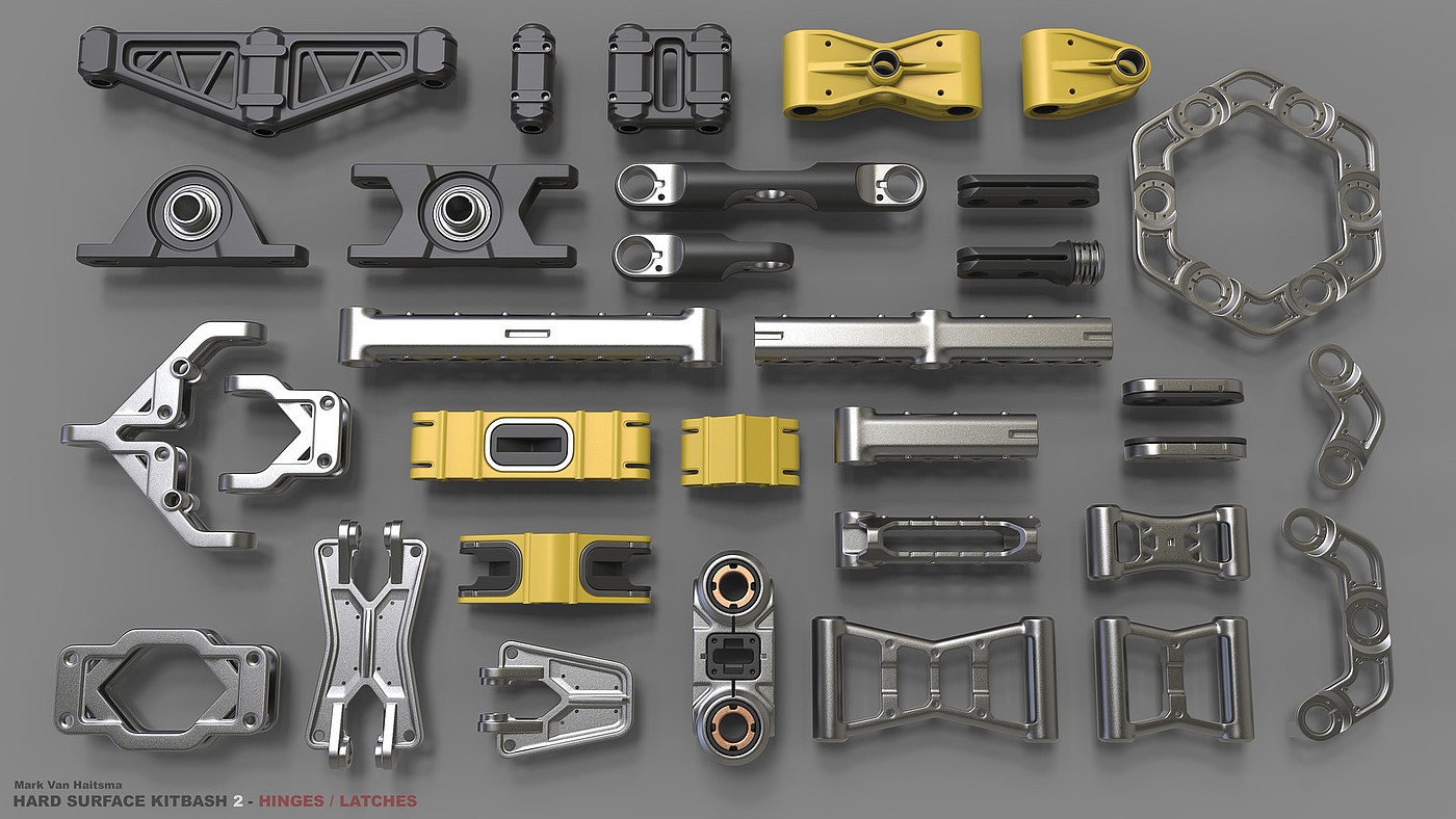 Explosion diagram，Industrial design parts，