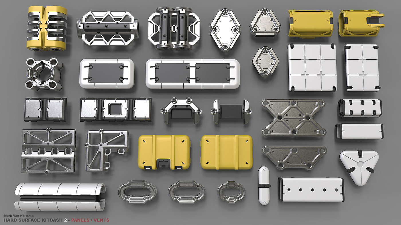 Explosion diagram，Industrial design parts，