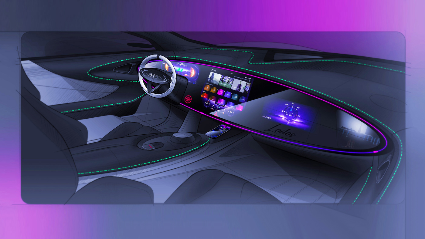 automobile，industrial design，suv，Design，design，Automobile design，Hand drawn，