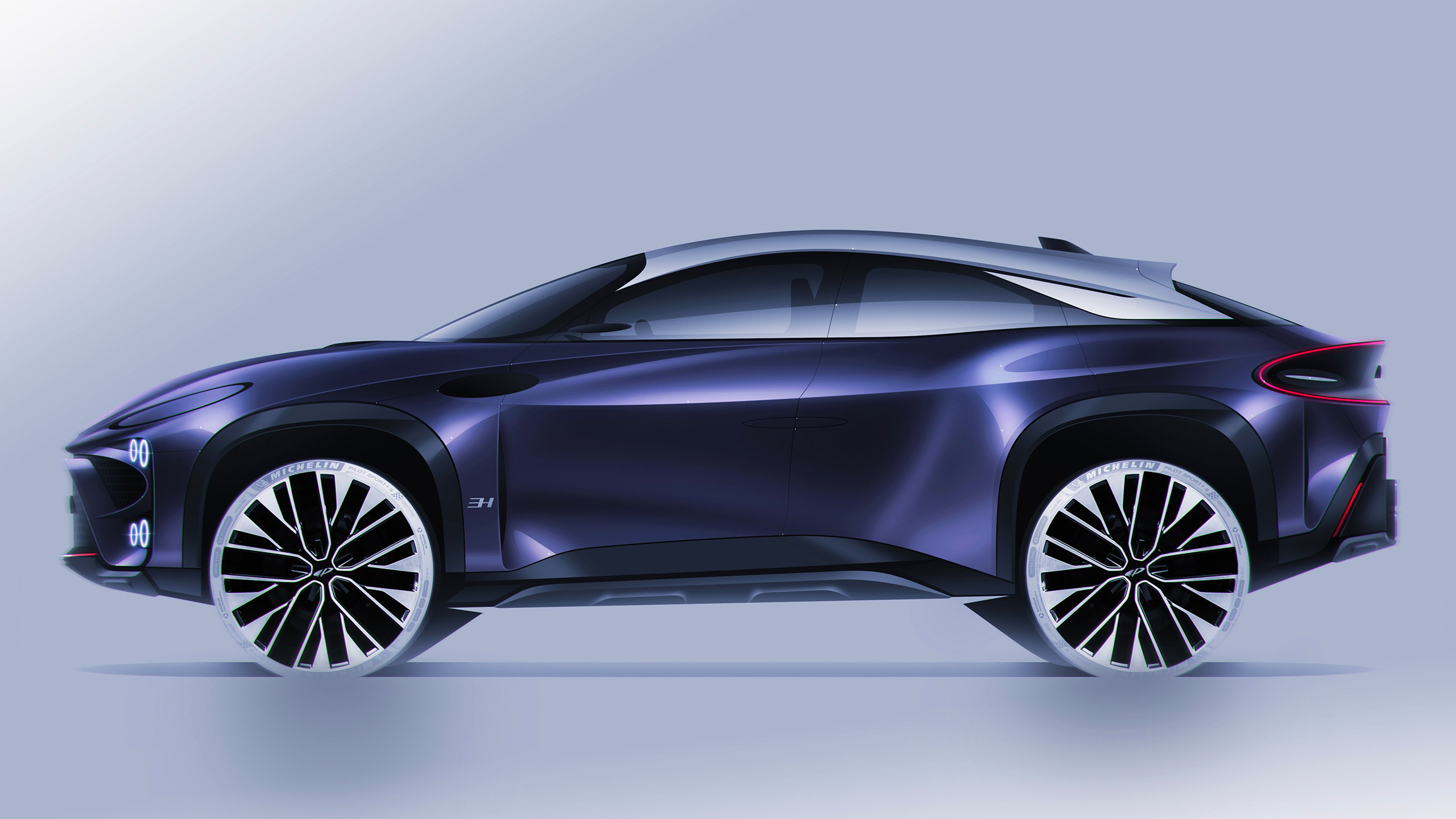 automobile，industrial design，suv，Design，design，Automobile design，Hand drawn，