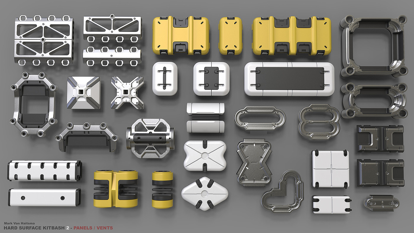 Explosion diagram，Industrial design parts，