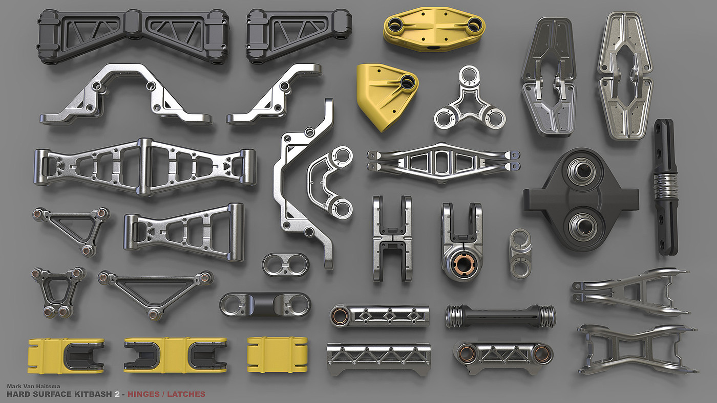 Explosion diagram，Industrial design parts，