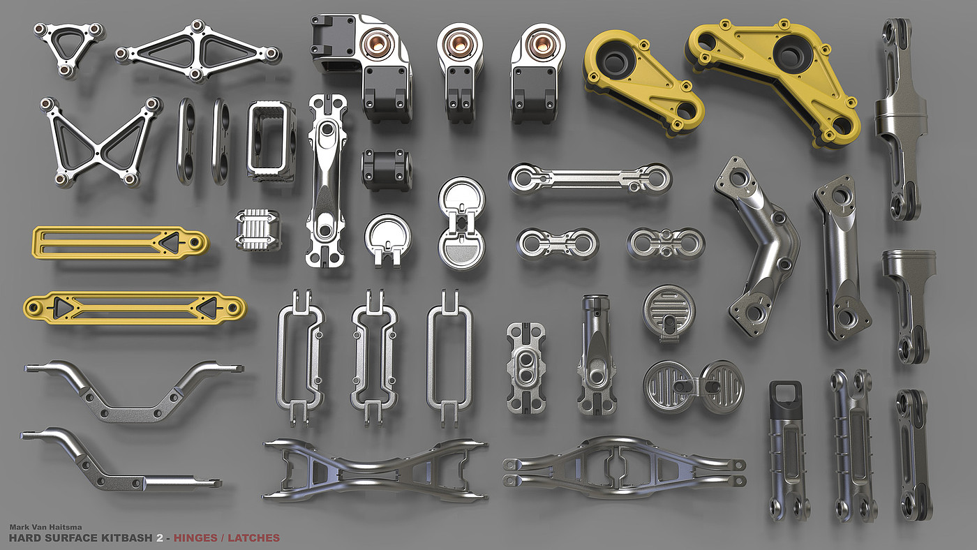 Explosion diagram，Industrial design parts，