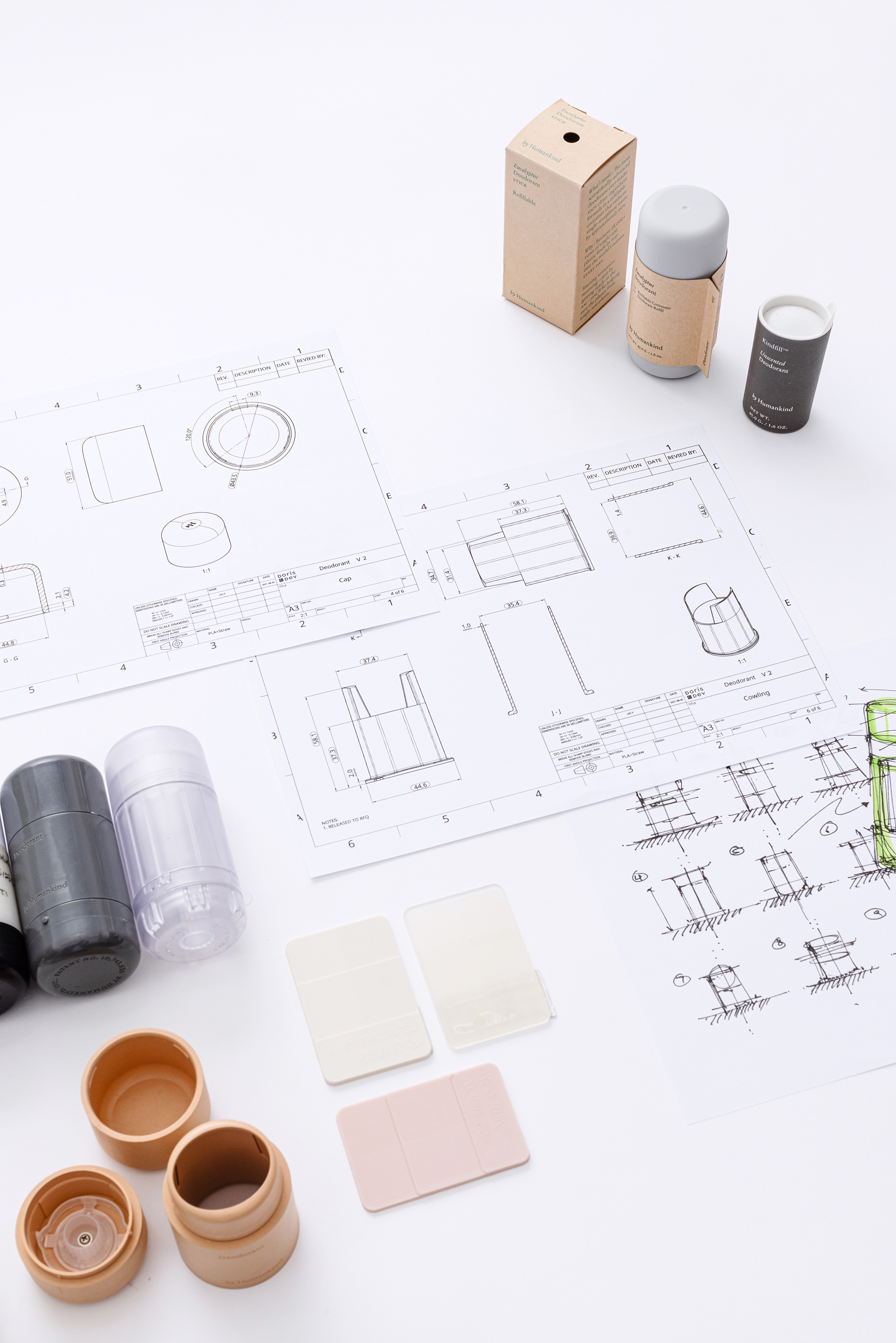Deodorant，ByHumankind，sustainable，product design，ecology，environment protection，