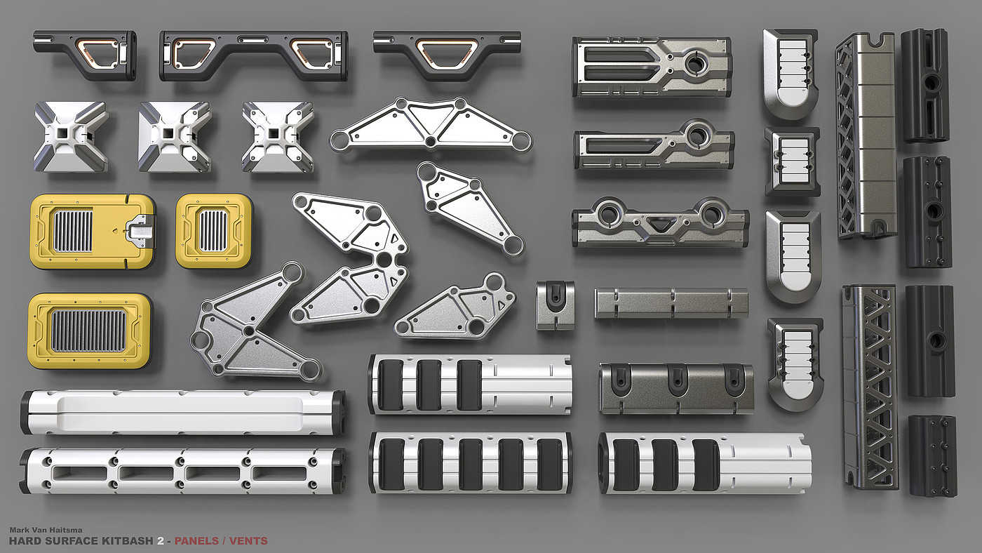 Explosion diagram，Industrial design parts，