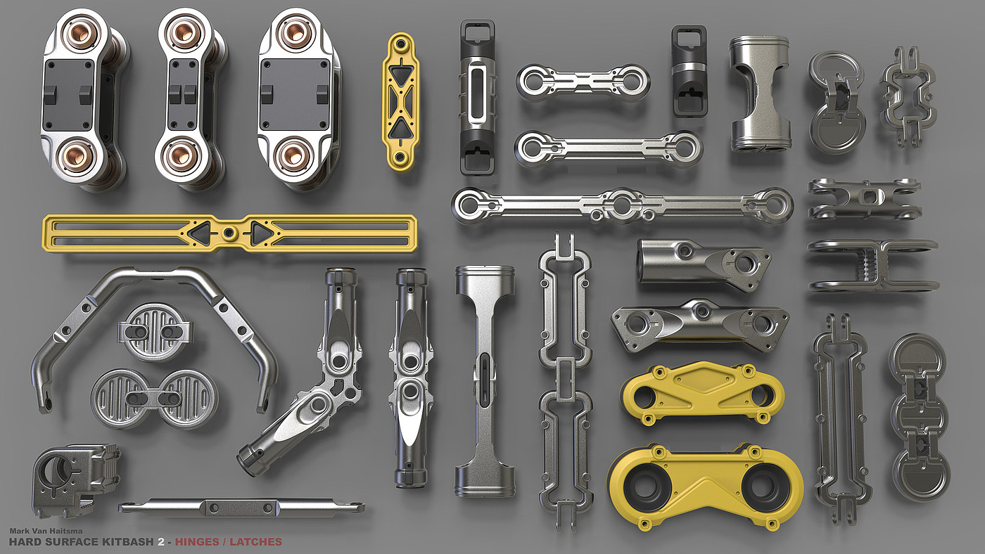 Explosion diagram，Industrial design parts，