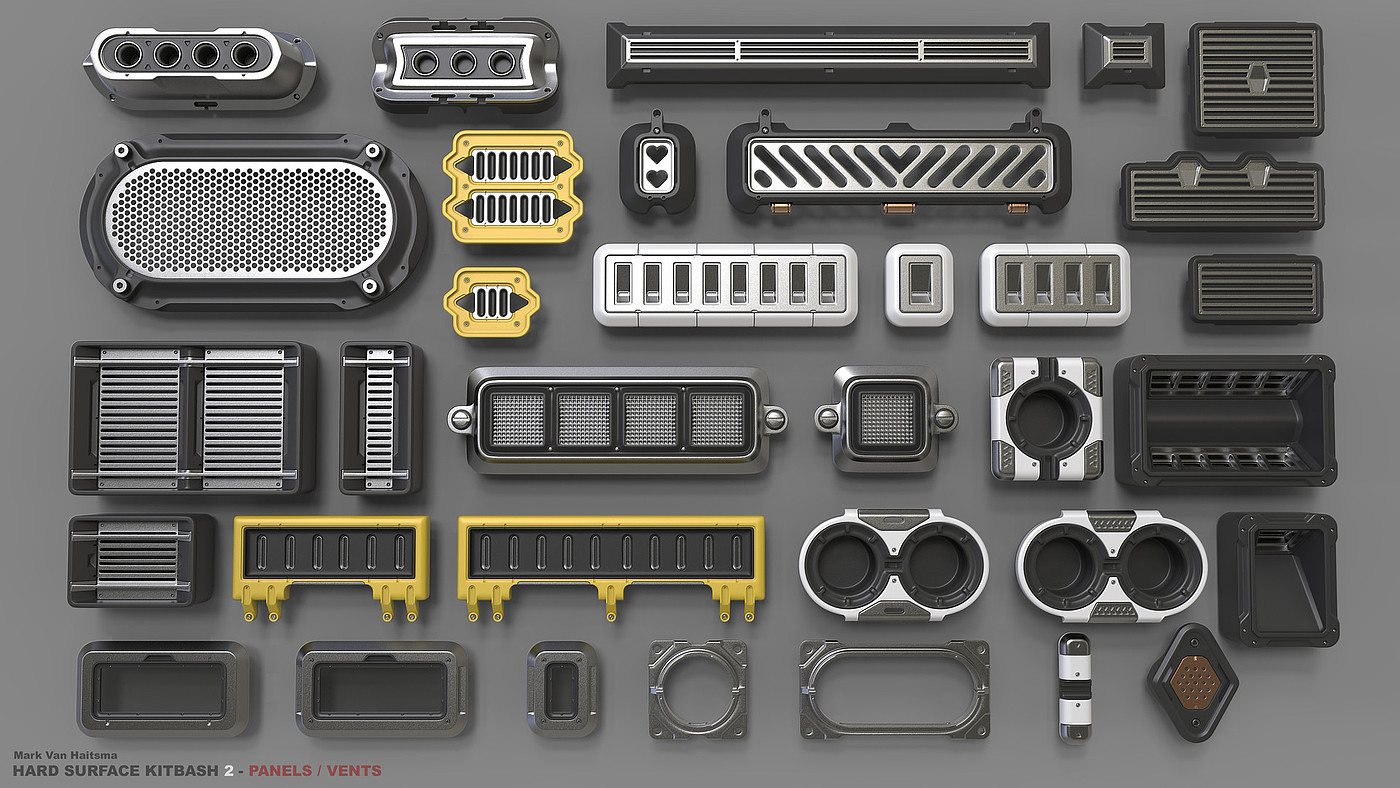 Explosion diagram，Industrial design parts，