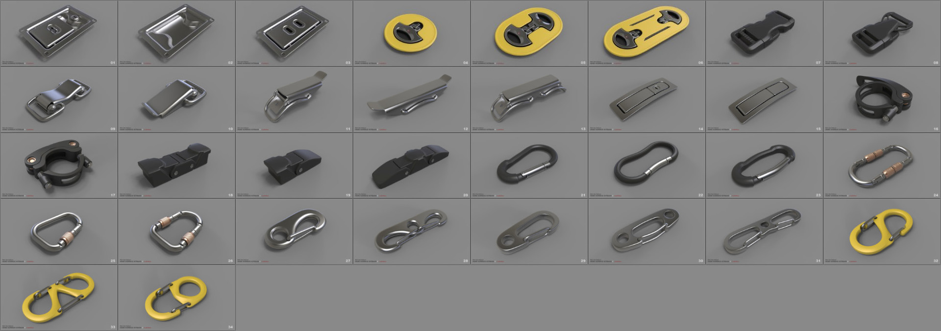 Explosion diagram，Industrial design parts，