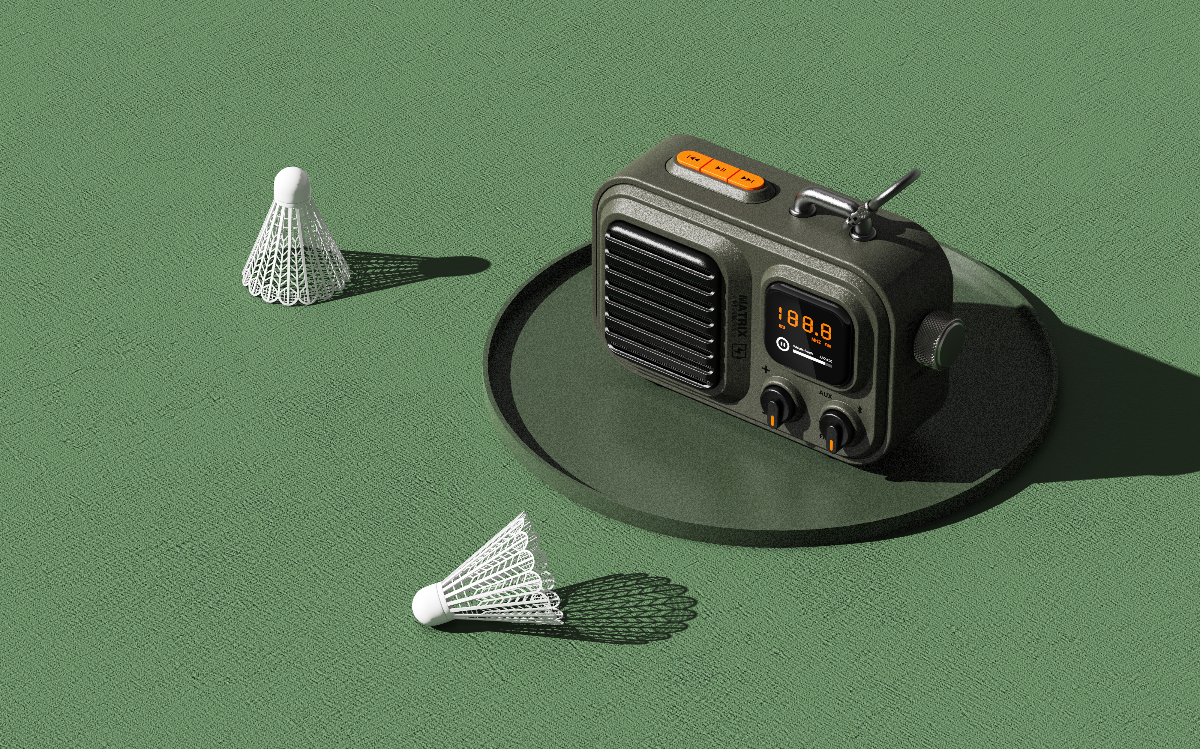 Retro，outdoors，radio，Bluetooth audio，