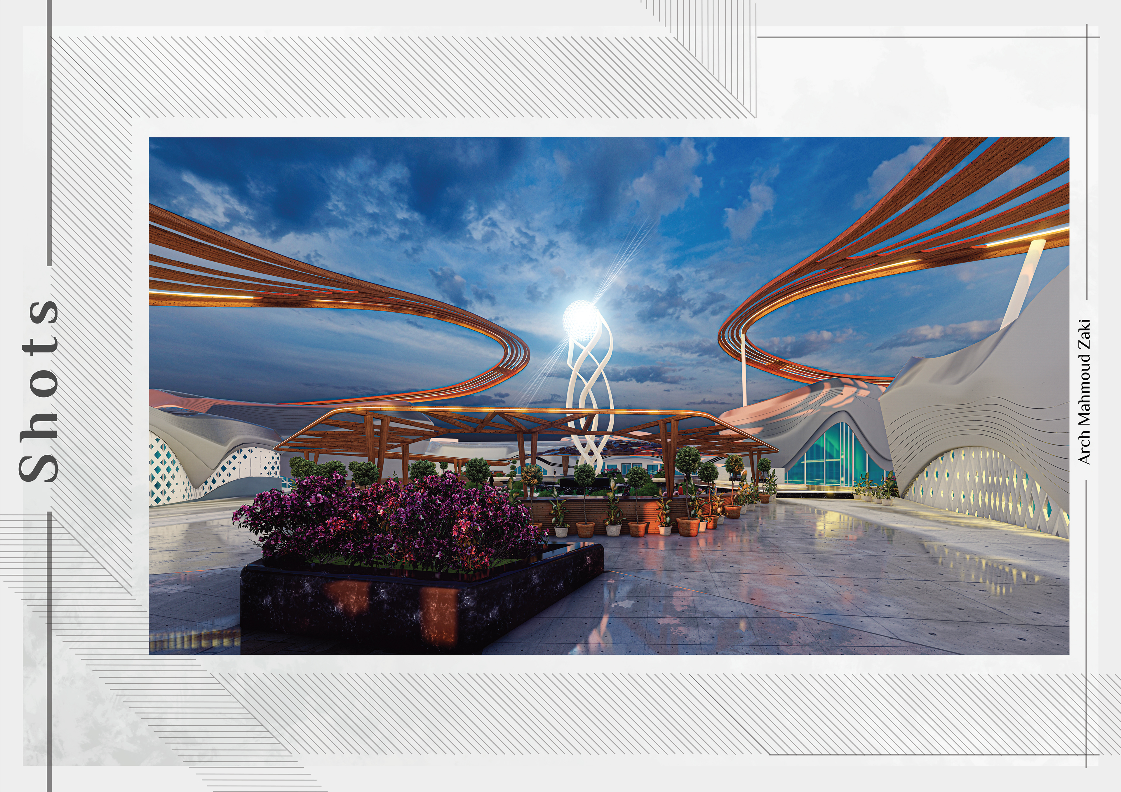 Architecture，cultural center，museum，Render，Model，visualization，Art Center，