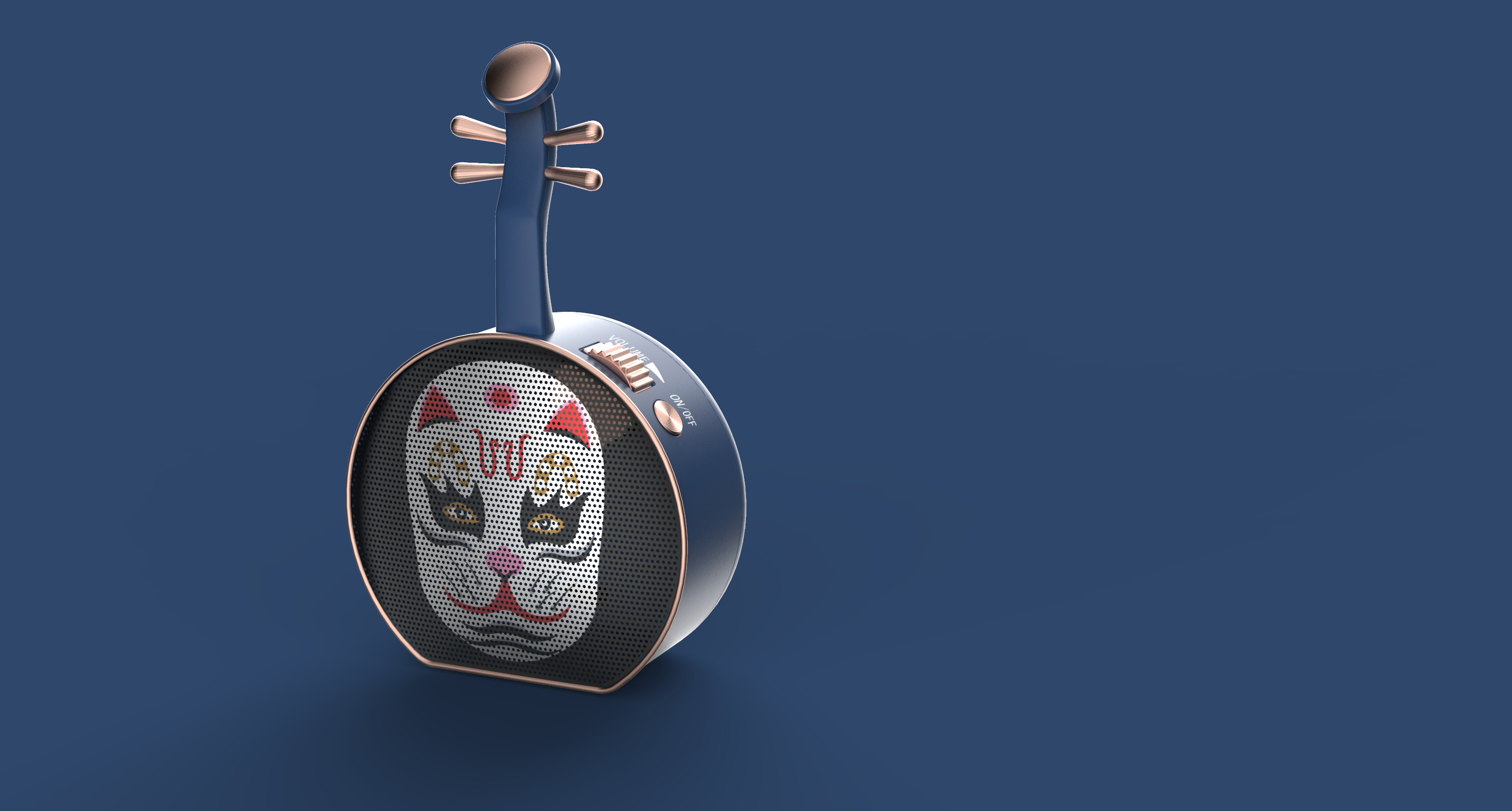 Bluetooth speakers, Wen Chuang, Chinese elements，