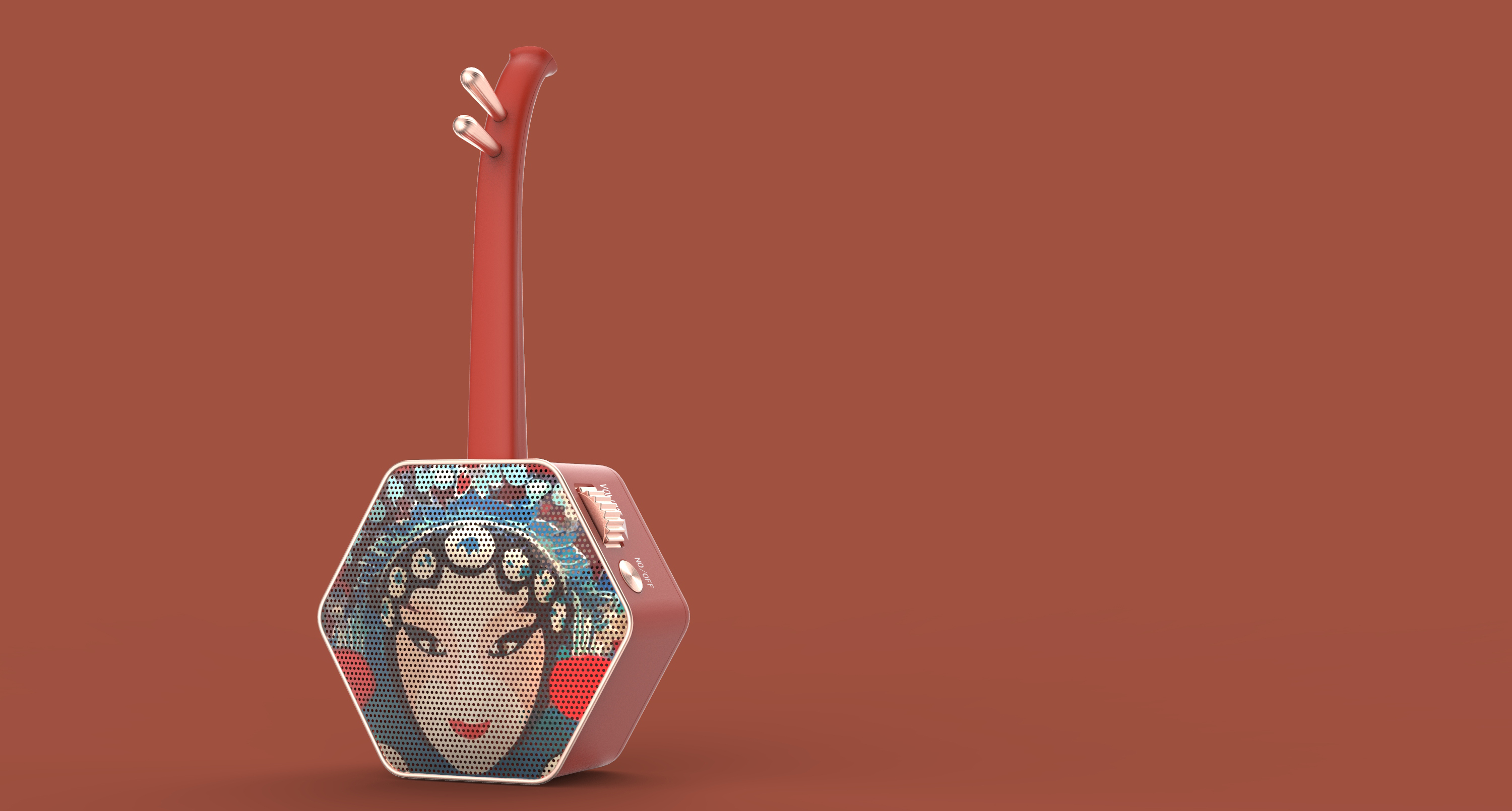 Bluetooth speakers, Wen Chuang, Chinese elements，