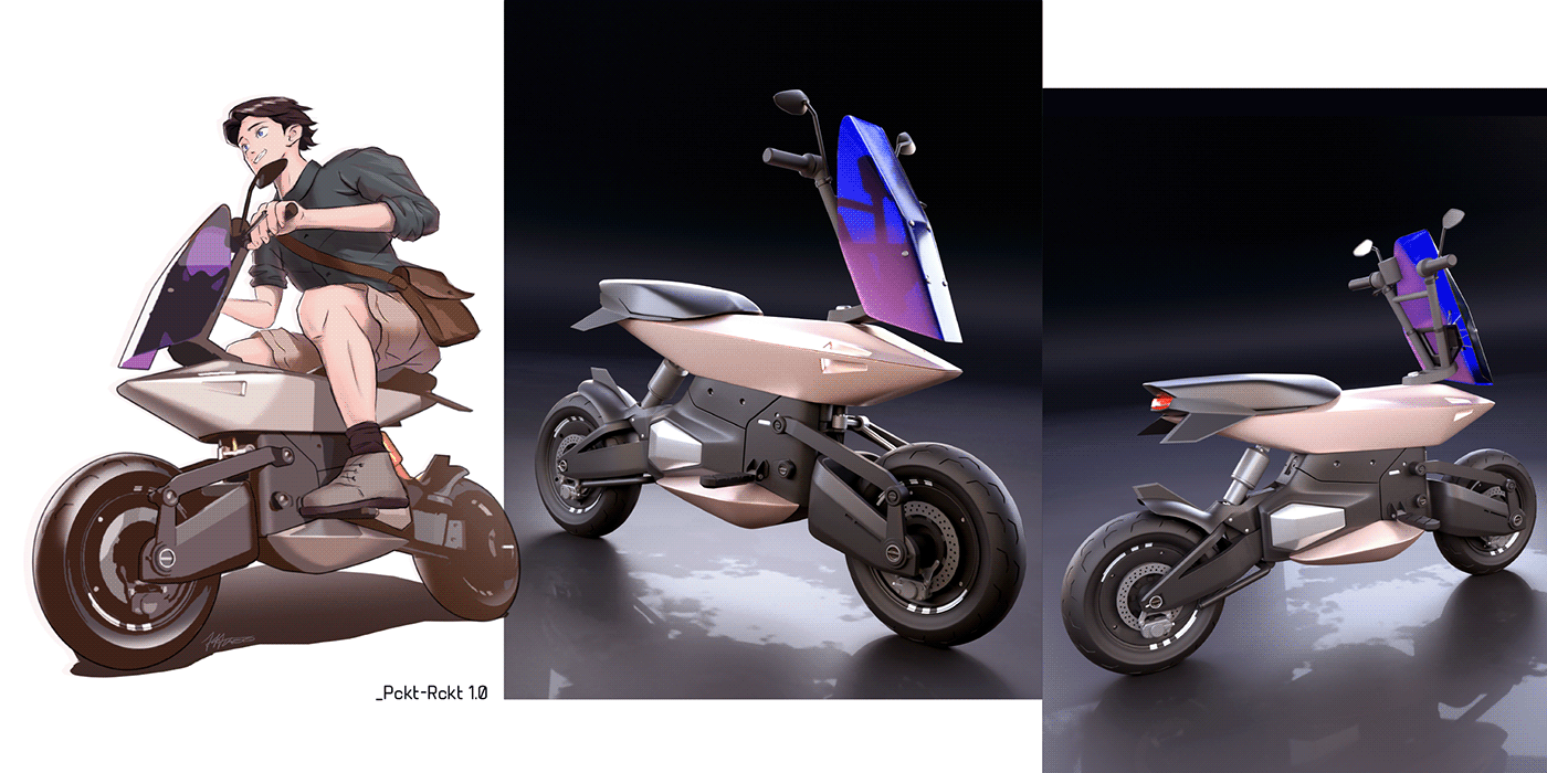 Electric vehicle，motorcycle，Concept Car，