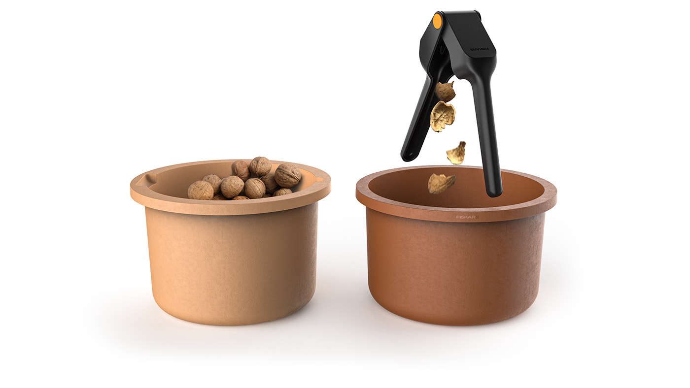 Walnut clip，product design，Tools and equipment，