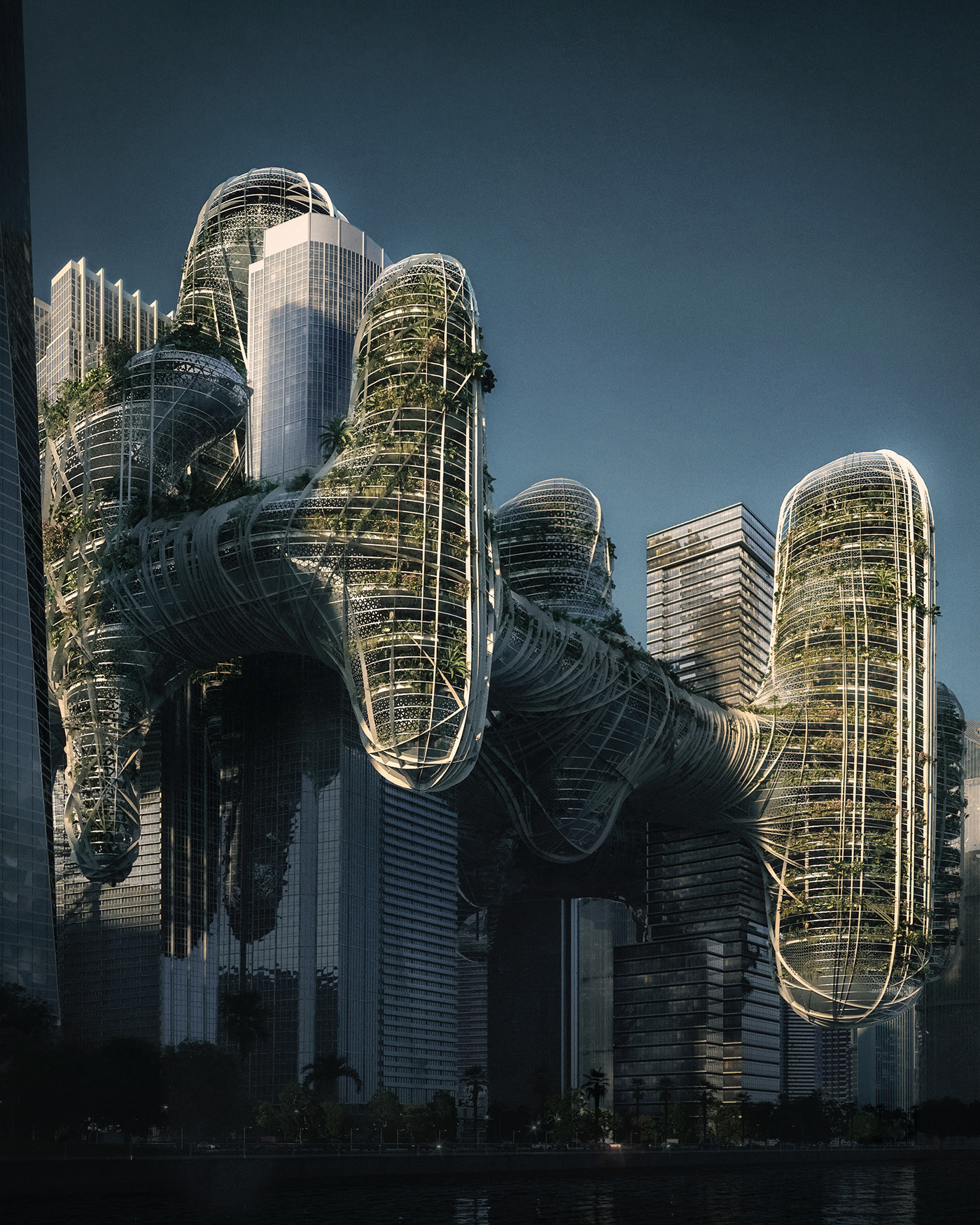 garden，Architecture，Design，Architectural design，3d，cgi，Render，visualization，