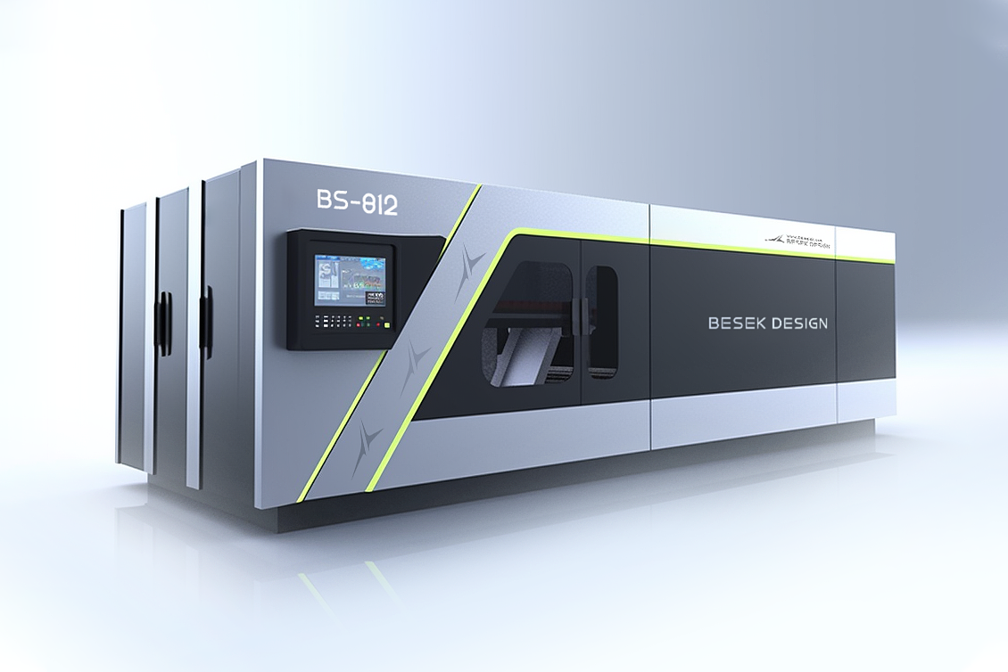 Laser cutting machine，Equipment appearance design，equipment design ，Besek，Full cover laser cutting machine，automation equipment ，