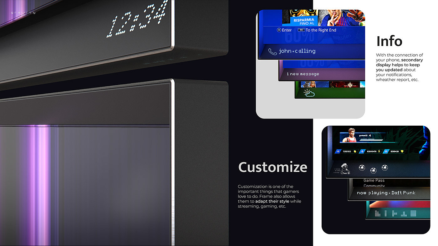 game，gravity，product design，Design，tv，industrial design，