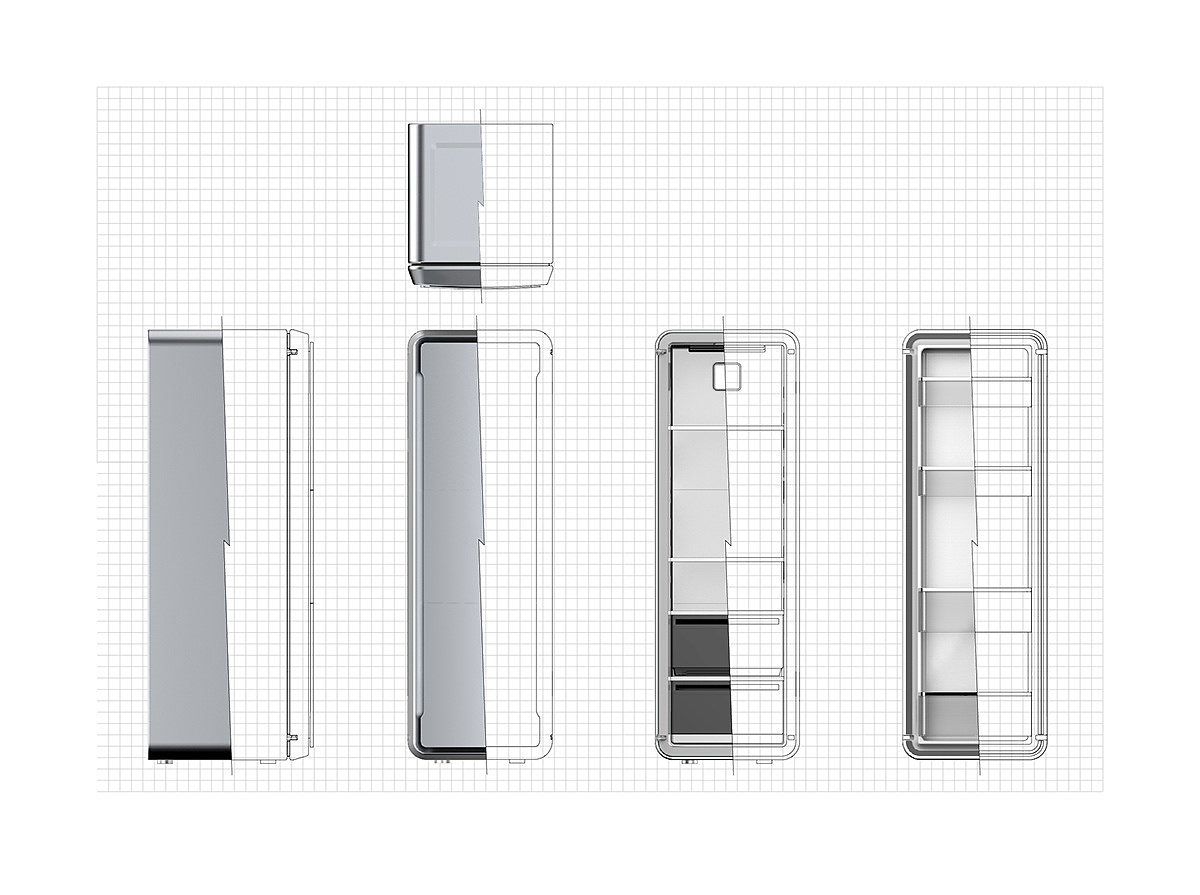 ADDITION，冰箱，家用电器，产品设计，