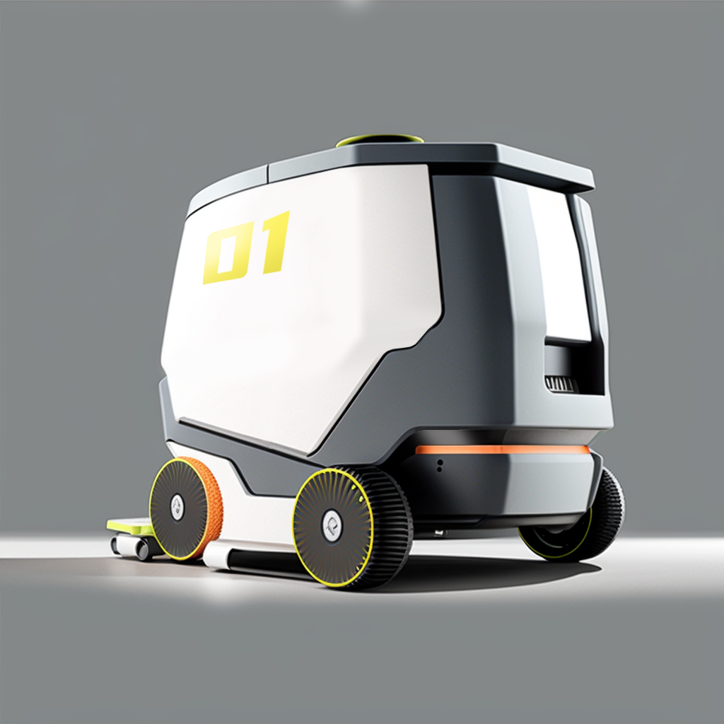 robot，intelligent robot，Smart cleaning car，Cleaning robot，Besek design，industrial design，