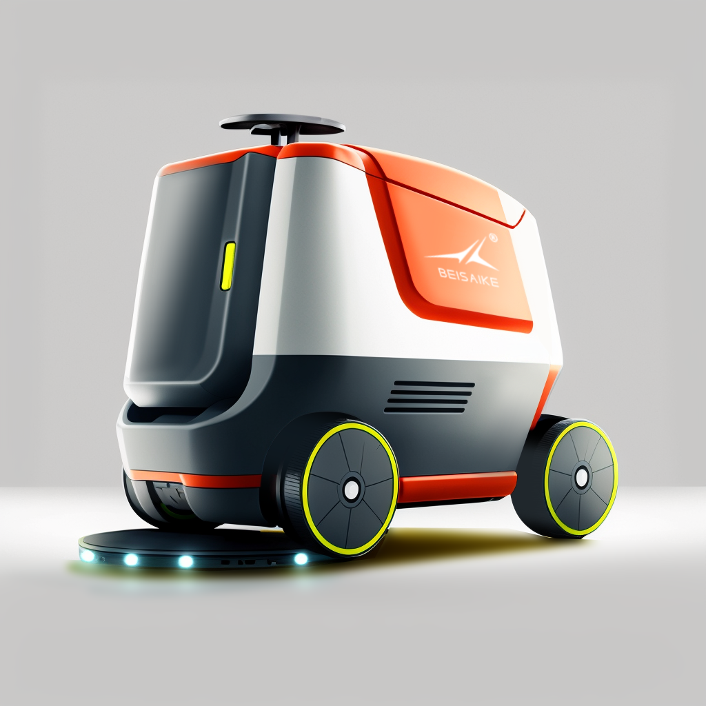 robot，intelligent robot，Smart cleaning car，Cleaning robot，Besek design，industrial design，