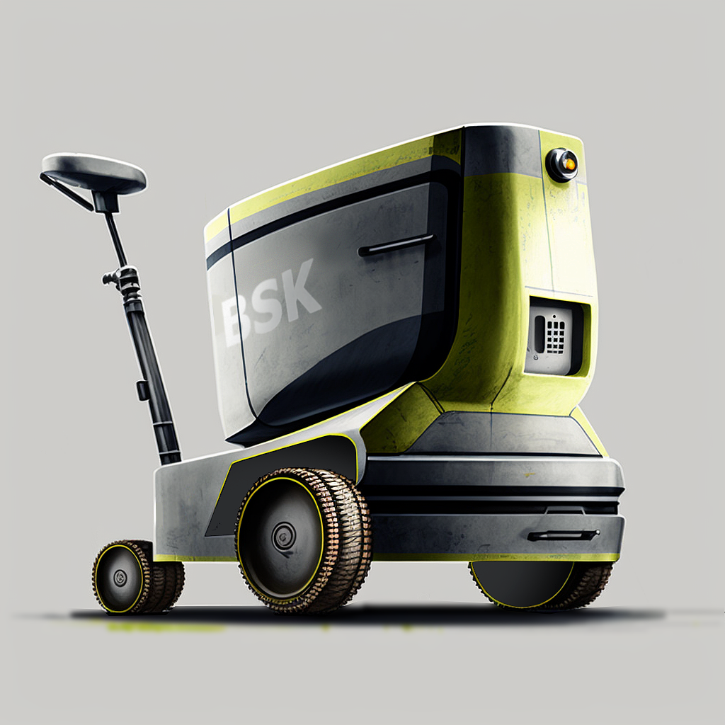 robot，intelligent robot，Smart cleaning car，Cleaning robot，Besek design，industrial design，