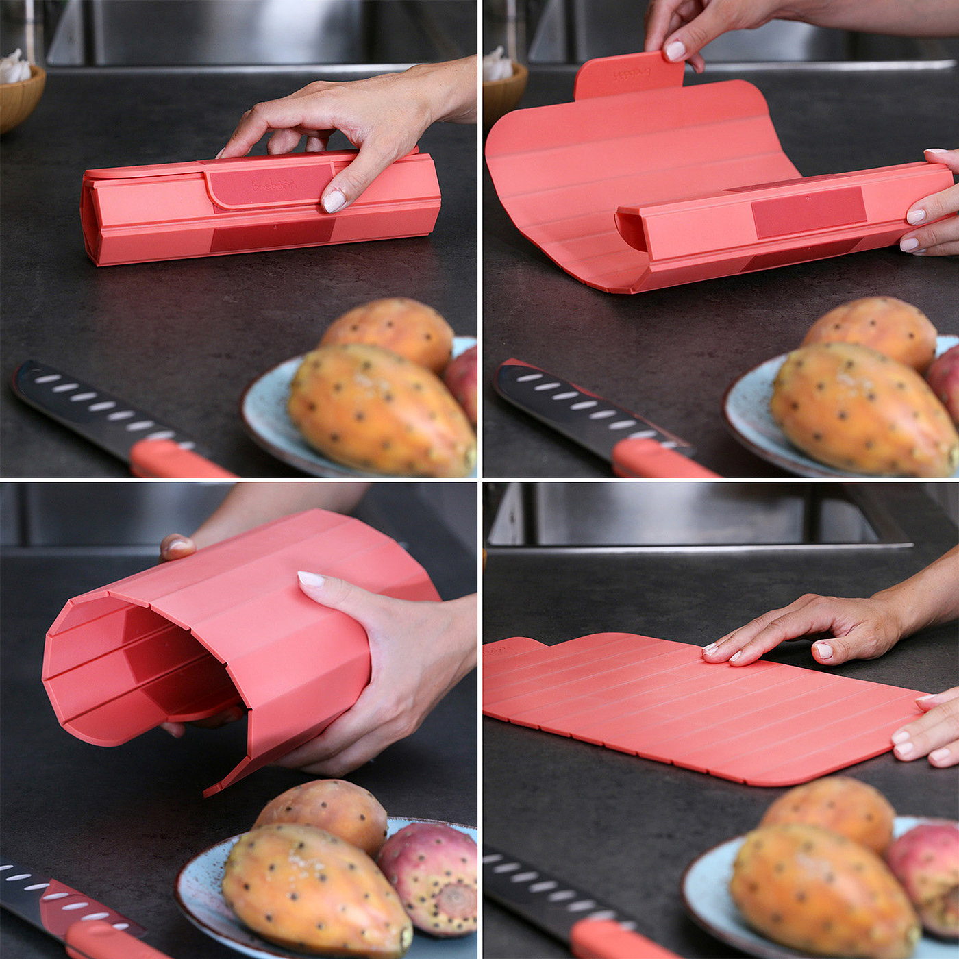 rolling chopping board，chopping block，Kitchen bathroom，packing，product design，