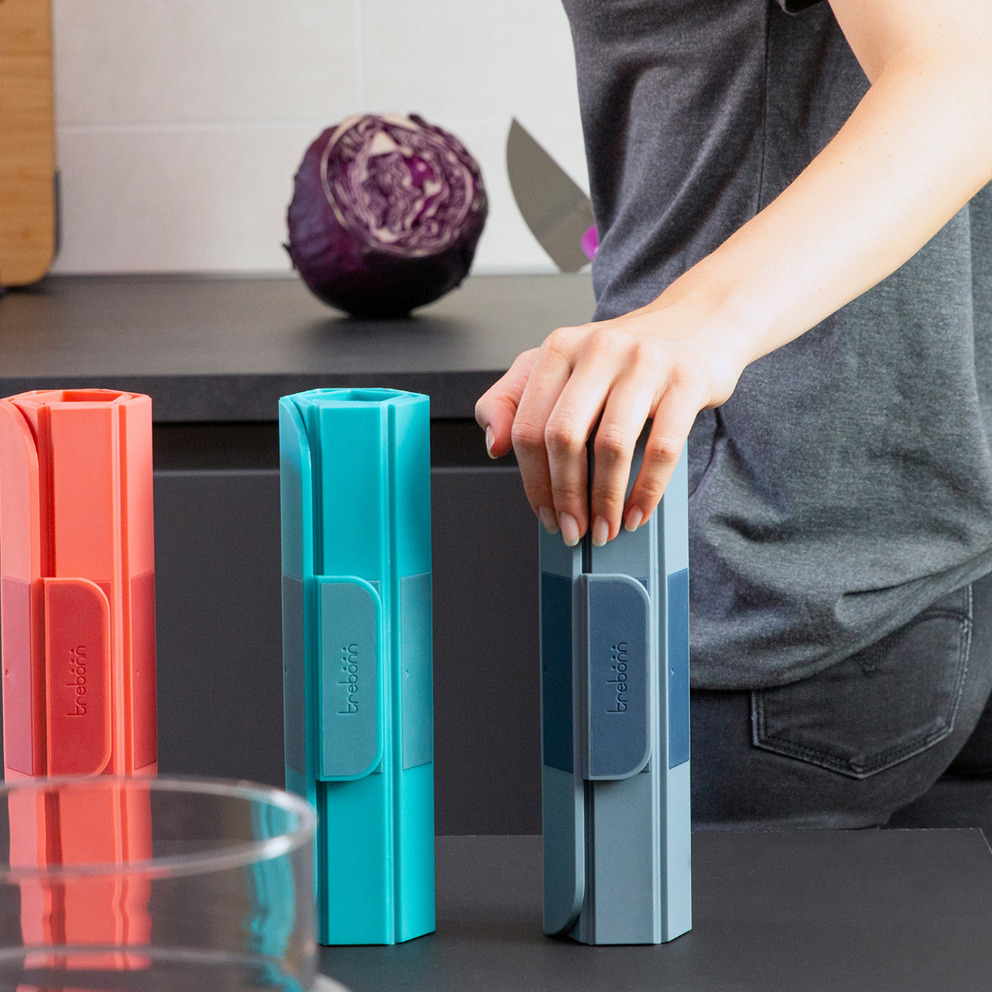 rolling chopping board，chopping block，Kitchen bathroom，packing，product design，