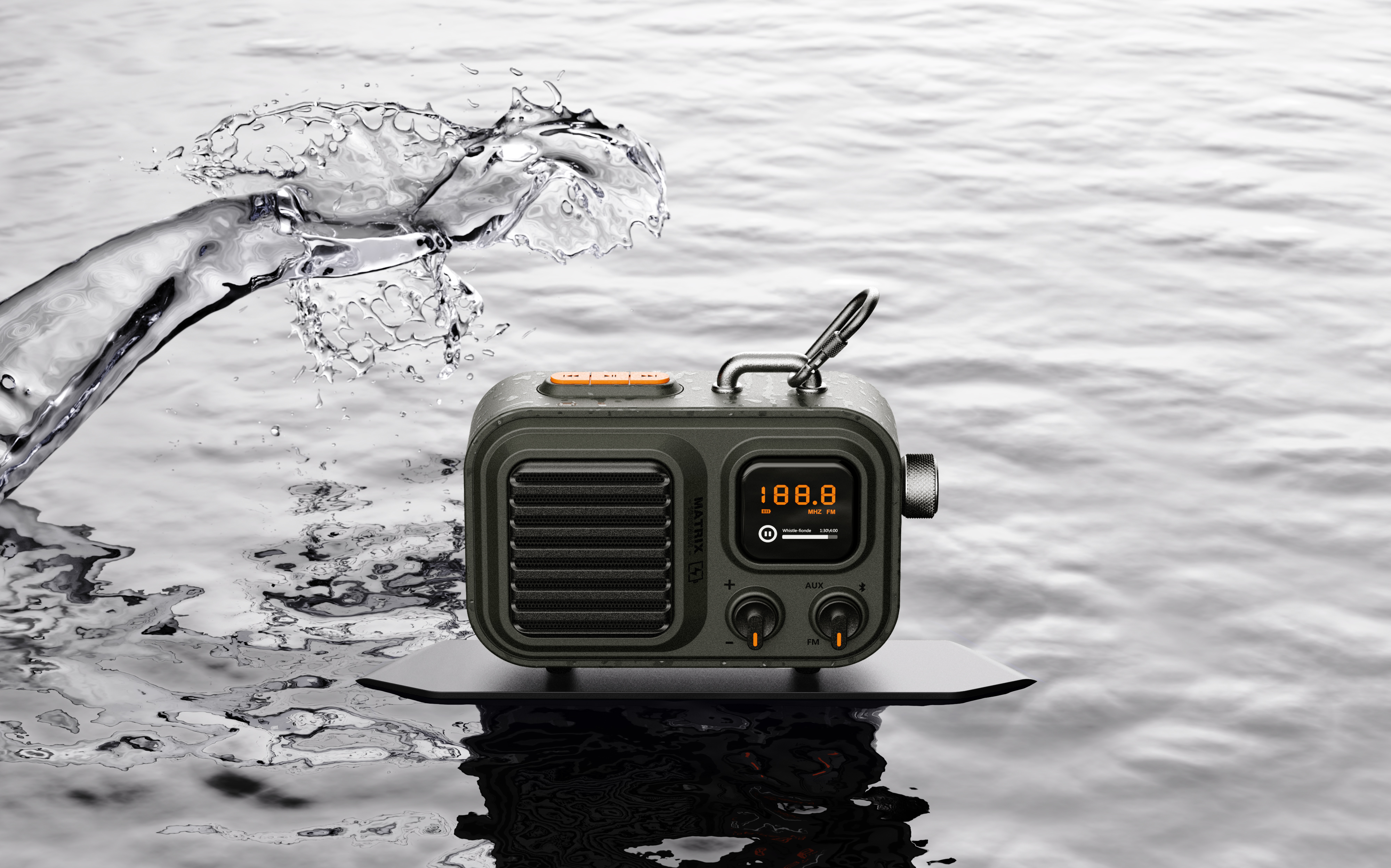 Retro，outdoors，radio，Bluetooth audio，