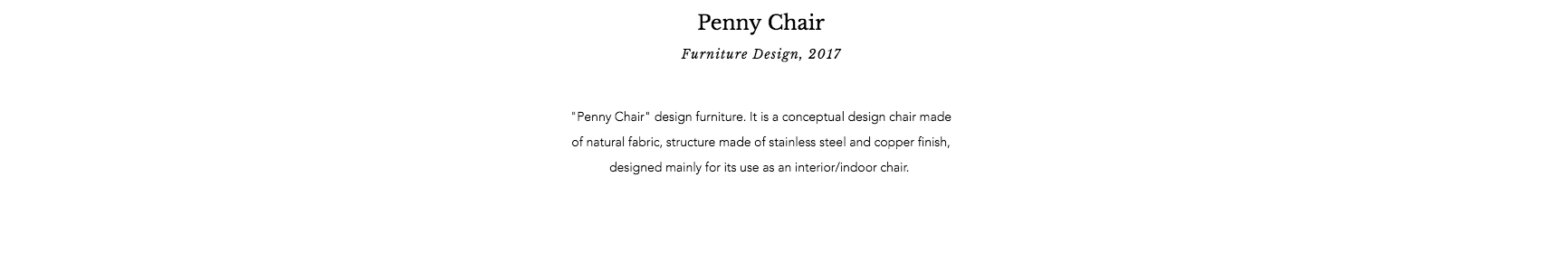 Simplicity，grey，Penny chair，Penny Chair，