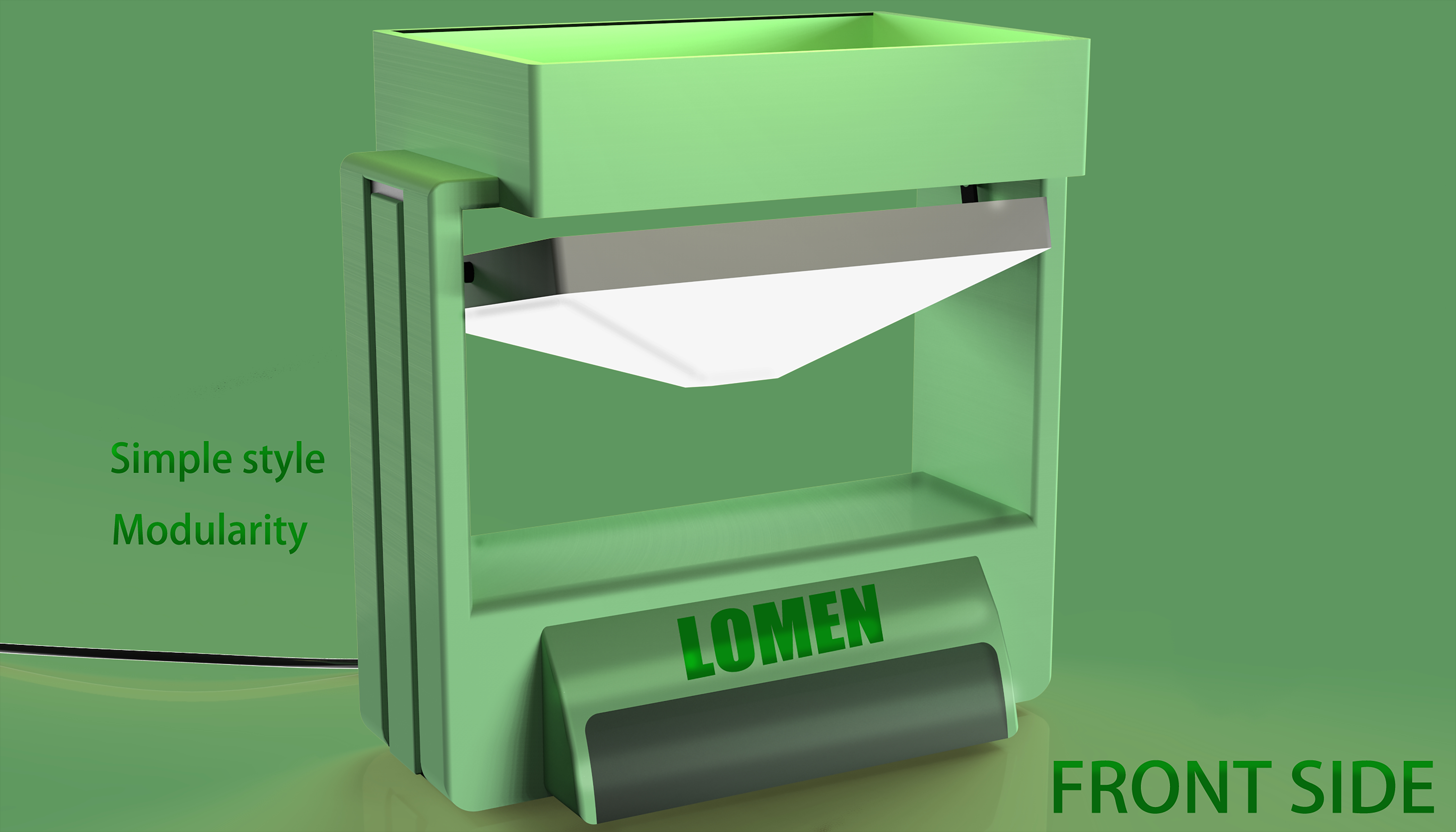 Desk lamp，Green plant，Atmosphere lamp，Simple Ideas，