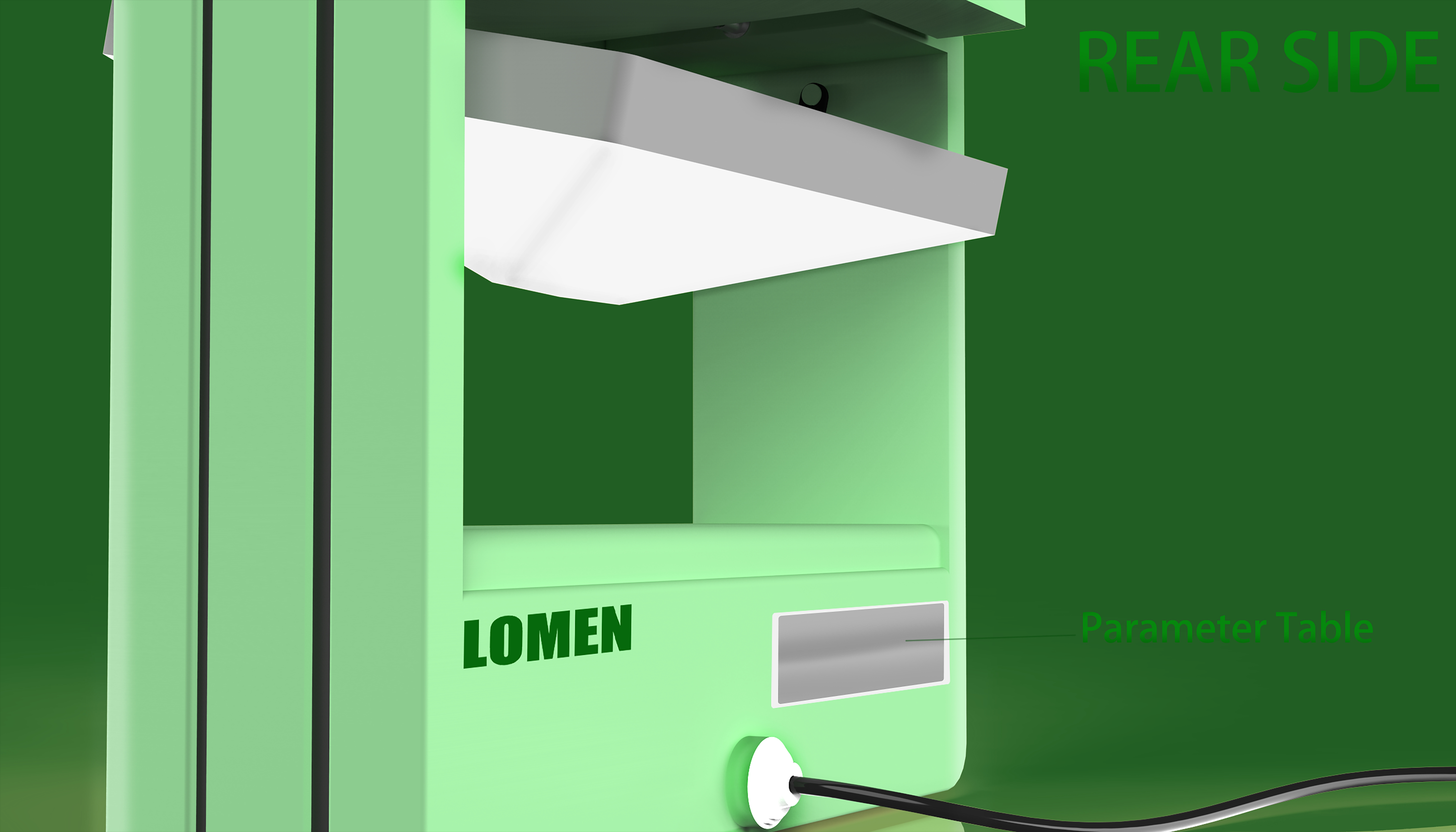 Desk lamp，Green plant，Atmosphere lamp，Simple Ideas，