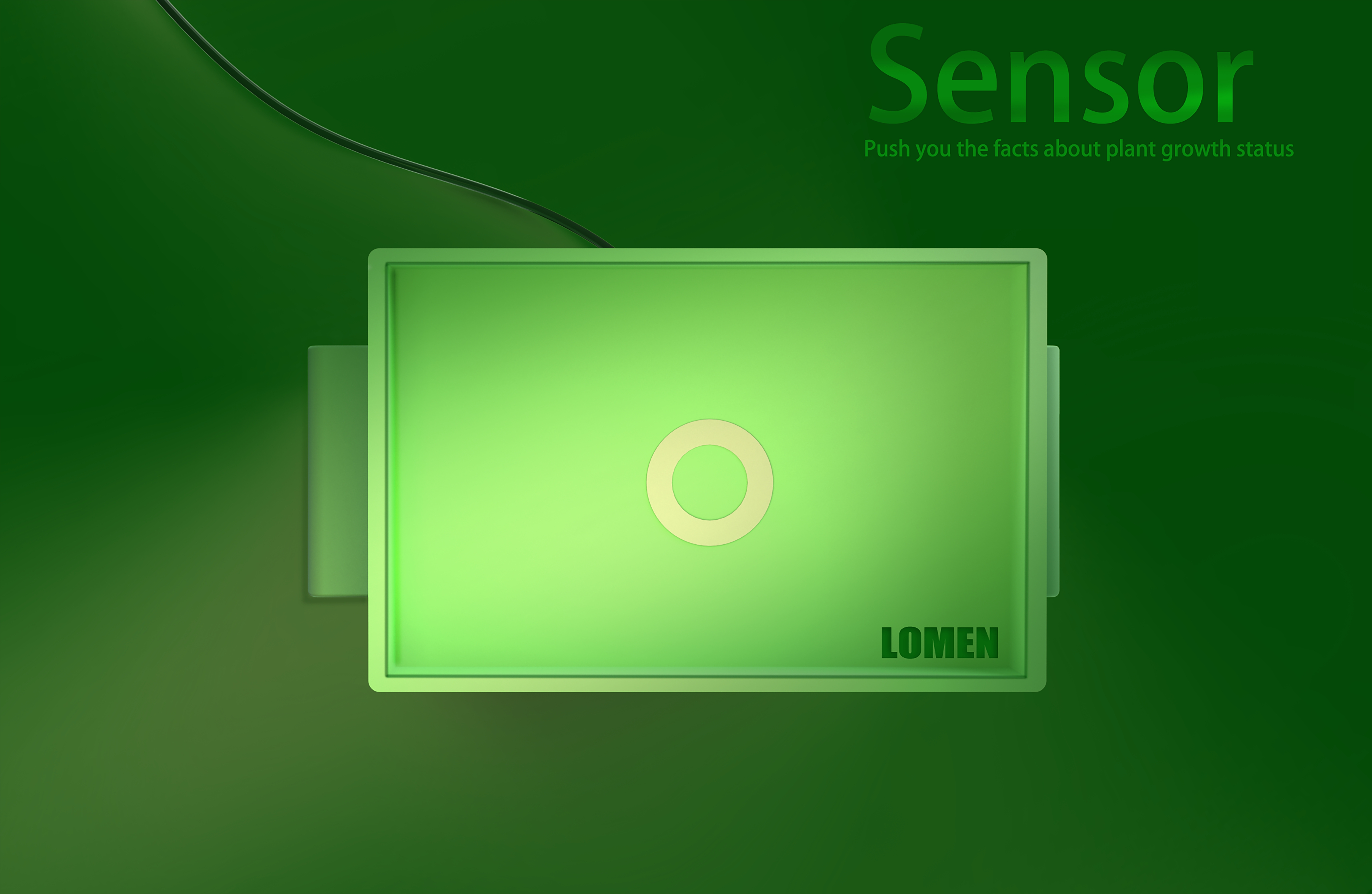 Desk lamp，Green plant，Atmosphere lamp，Simple Ideas，