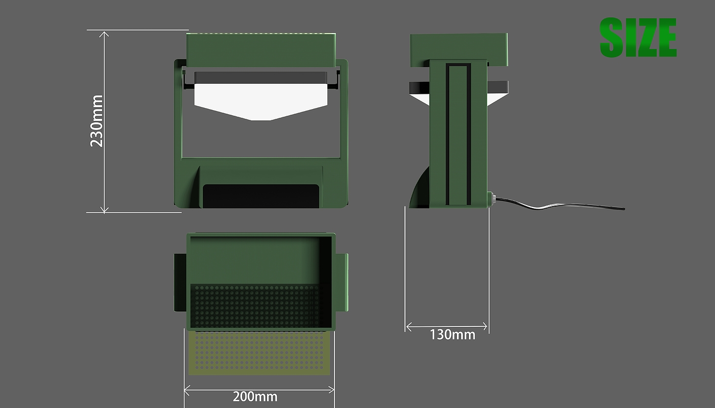 Desk lamp，Green plant，Atmosphere lamp，Simple Ideas，