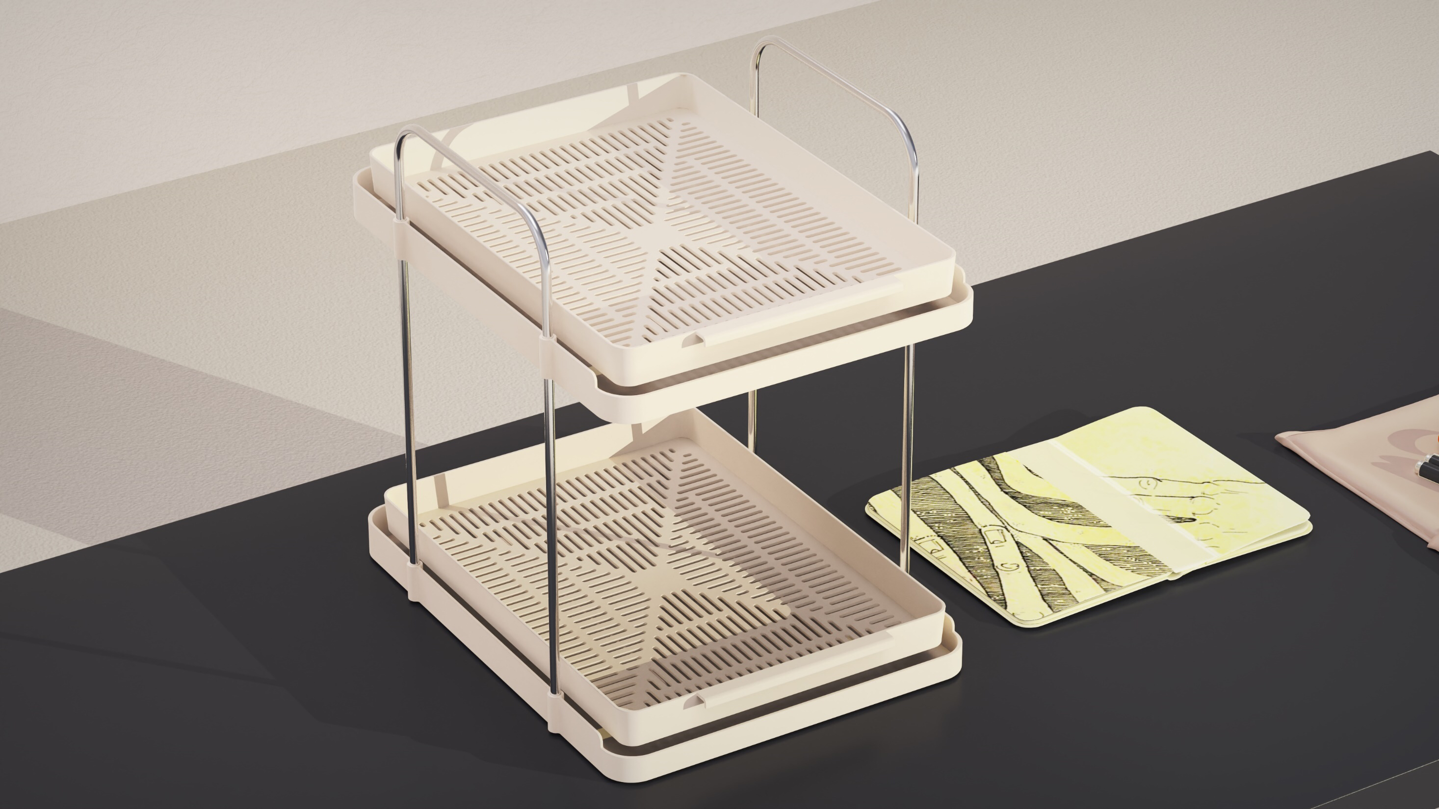 Desktop storage，Desktop Shelf，Desktop Cup Holder，Kitchen rack，Kitchen Cup Holder，Cup holder storage，Drain tray，