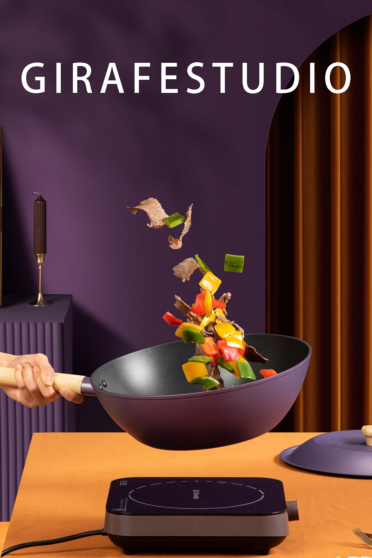 Cooking King，Set of tied pot，Small yellow duck series，cookware，Macaroon，