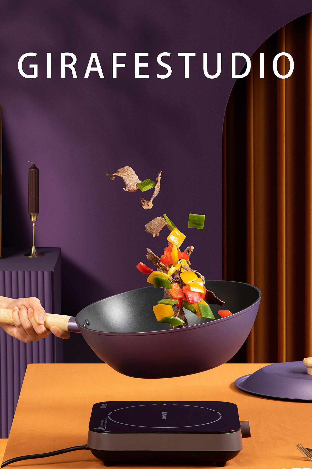 Cooking King，Set of tied pot，Small yellow duck series，cookware，Macaroon，