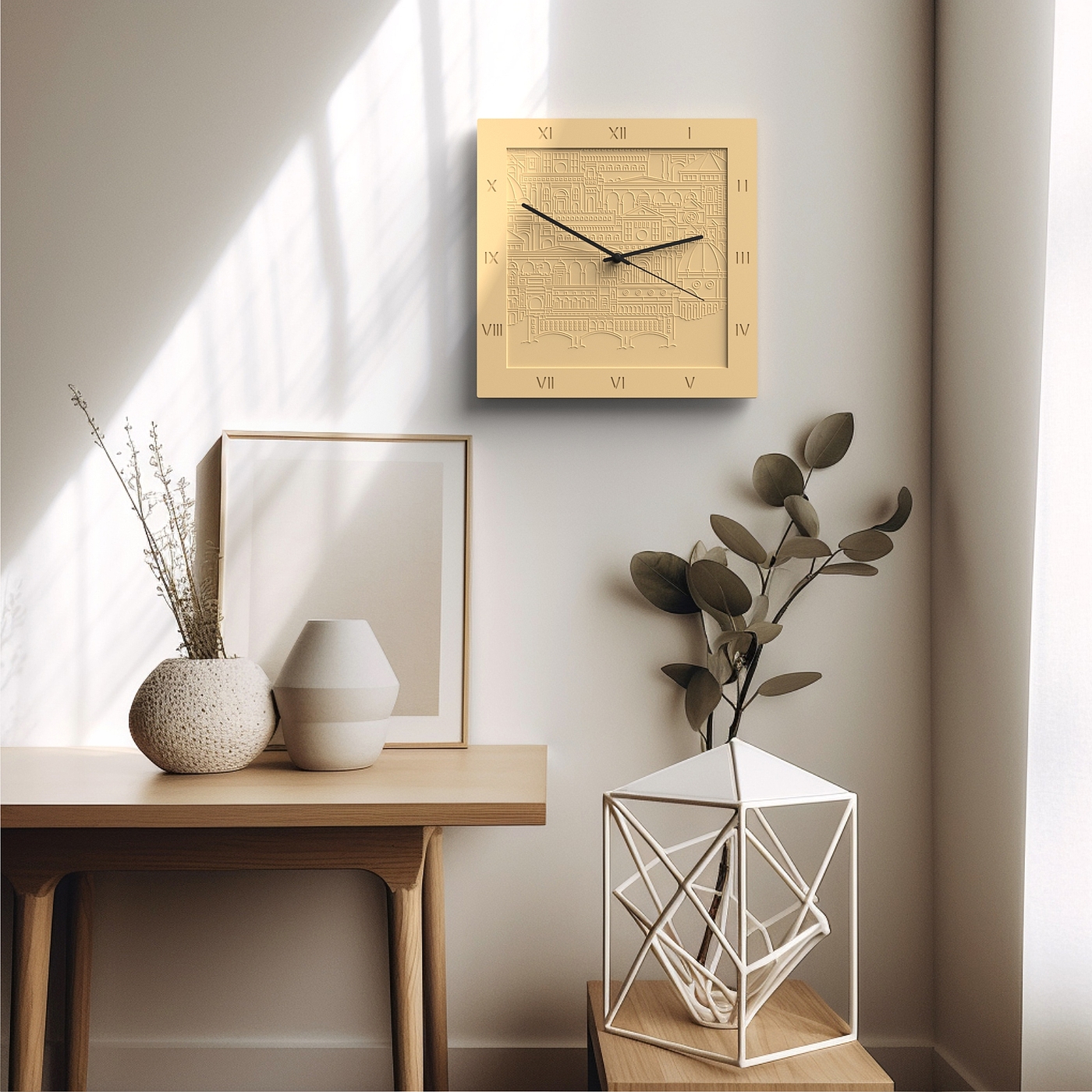 Wall clock，Cement wall clock，mural wall clock，French ornaments，