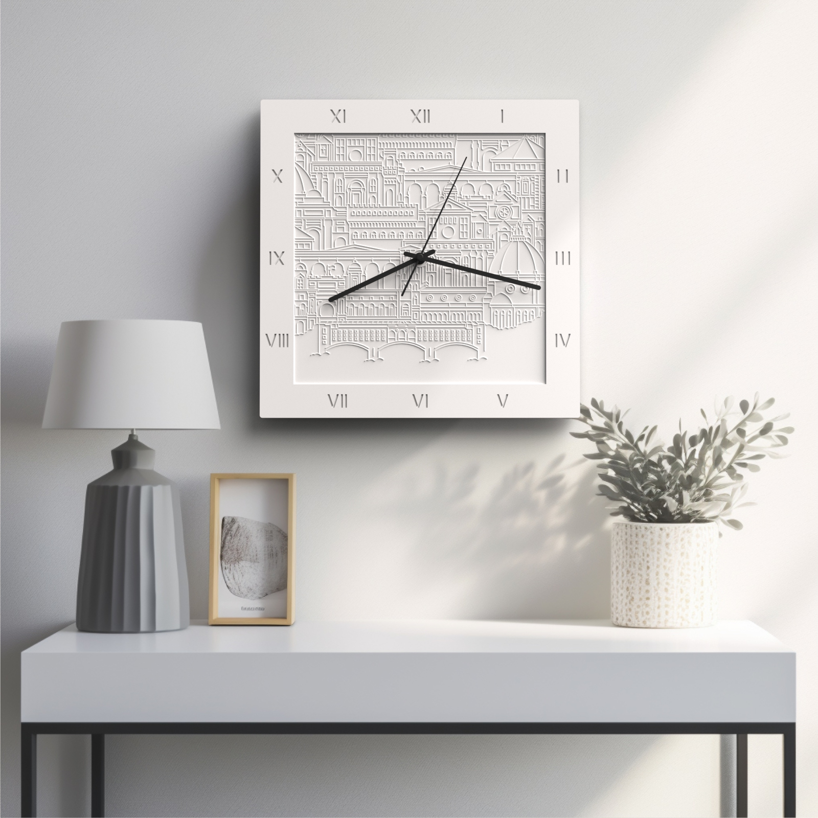 Wall clock，Cement wall clock，mural wall clock，French ornaments，