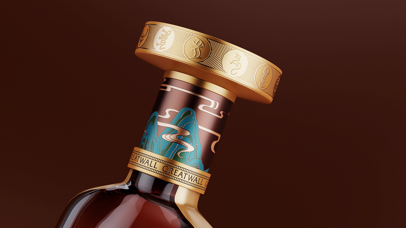 packing design，Brand identity，Bottle design，Brandy design，Graphic Artist Designer，