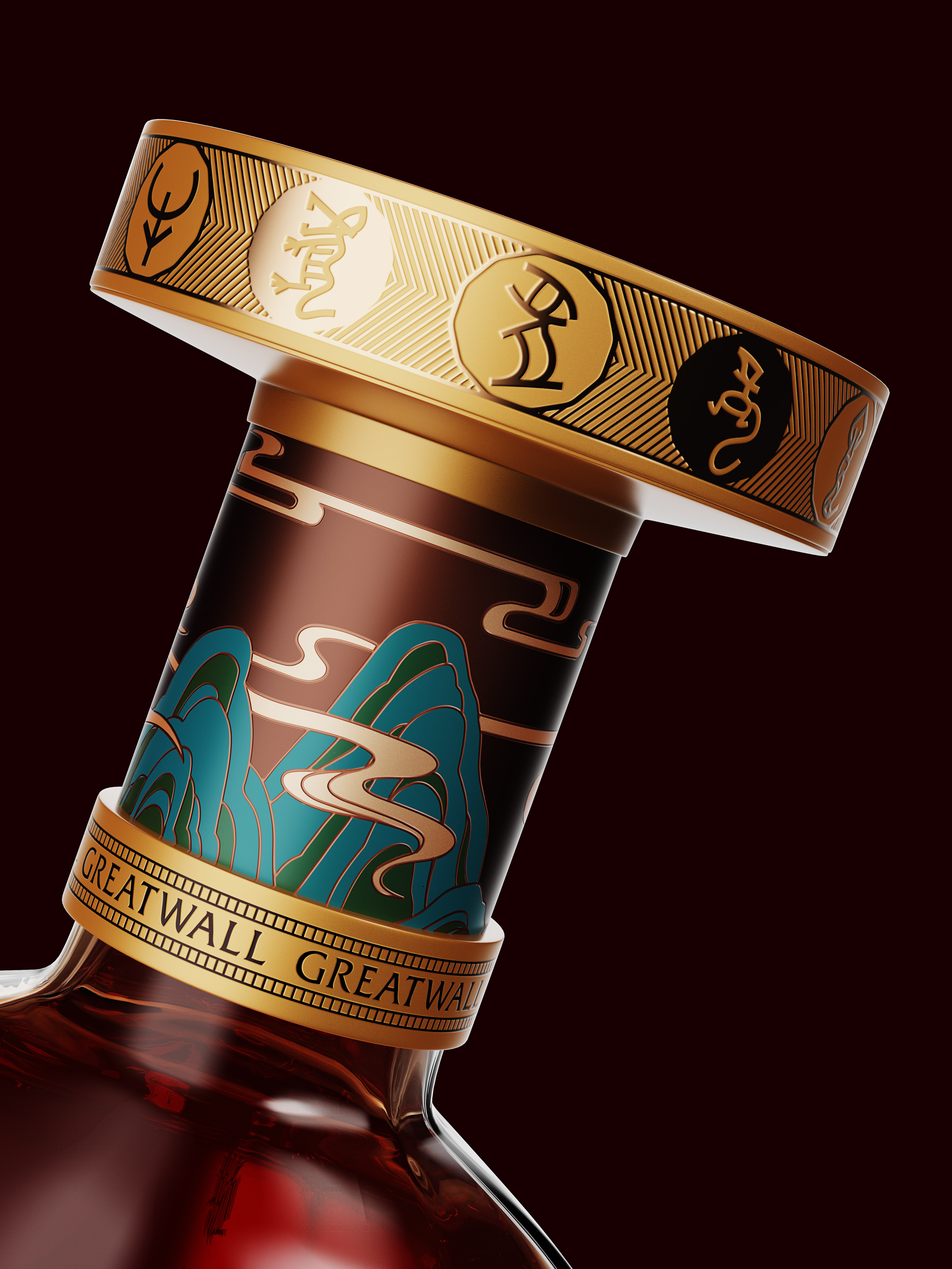 packing design，Brand identity，Bottle design，Brandy design，Graphic Artist Designer，