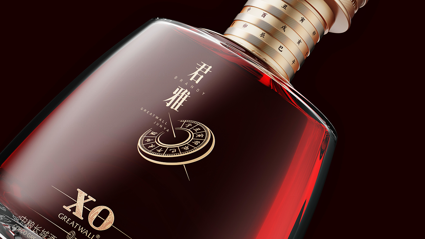 packing design，Brand identity，Bottle design，Brandy design，Graphic Artist Designer，