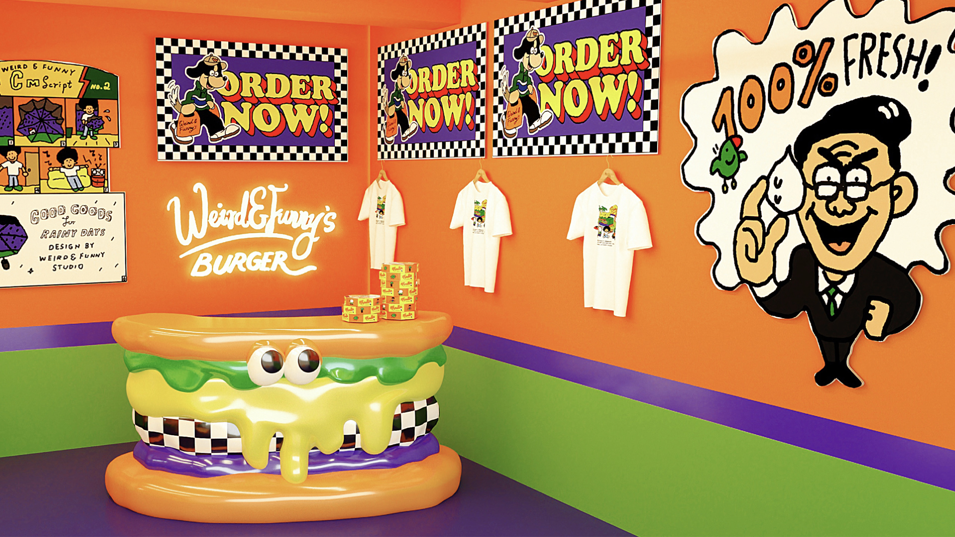 Illustration design，space design ，