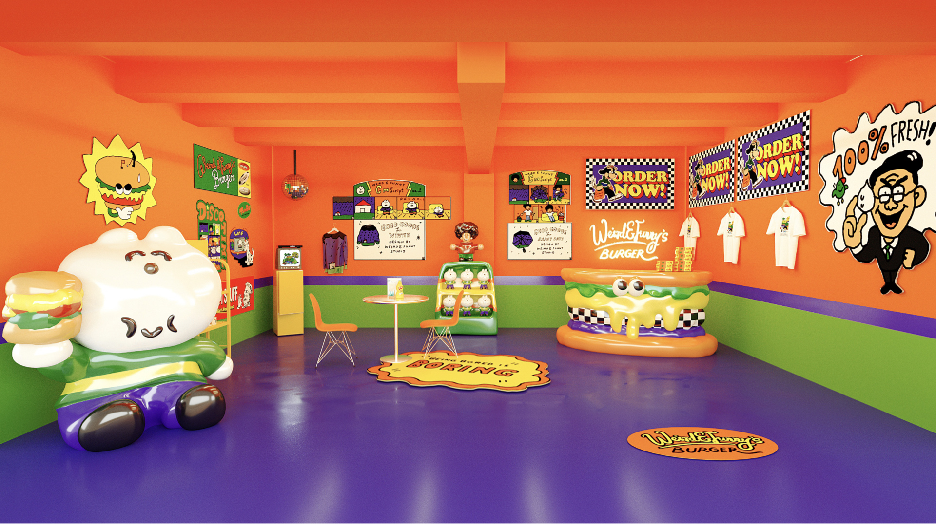 Illustration design，space design ，