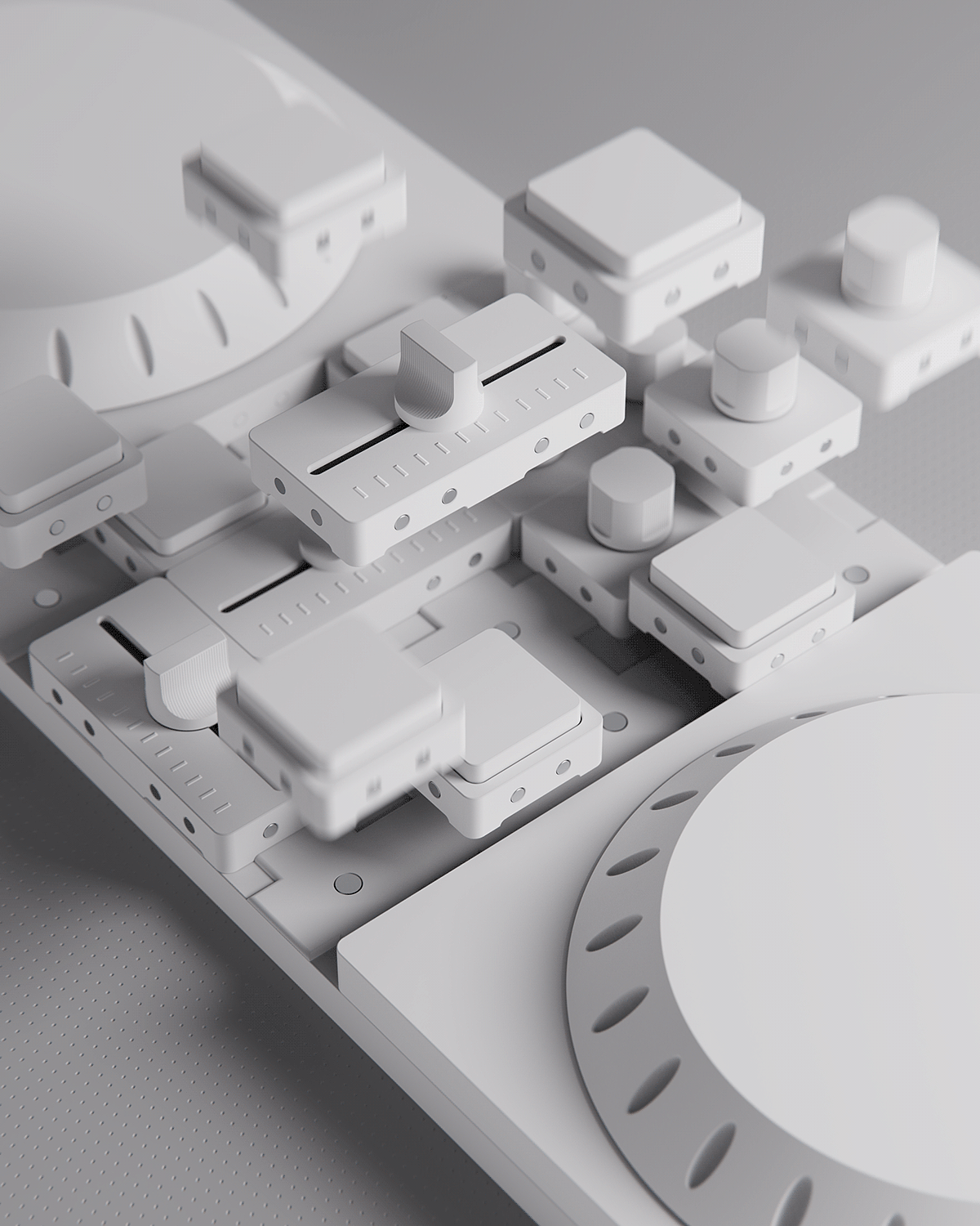Pioneer Dj，Modular controller，conceptual design，electronic product，