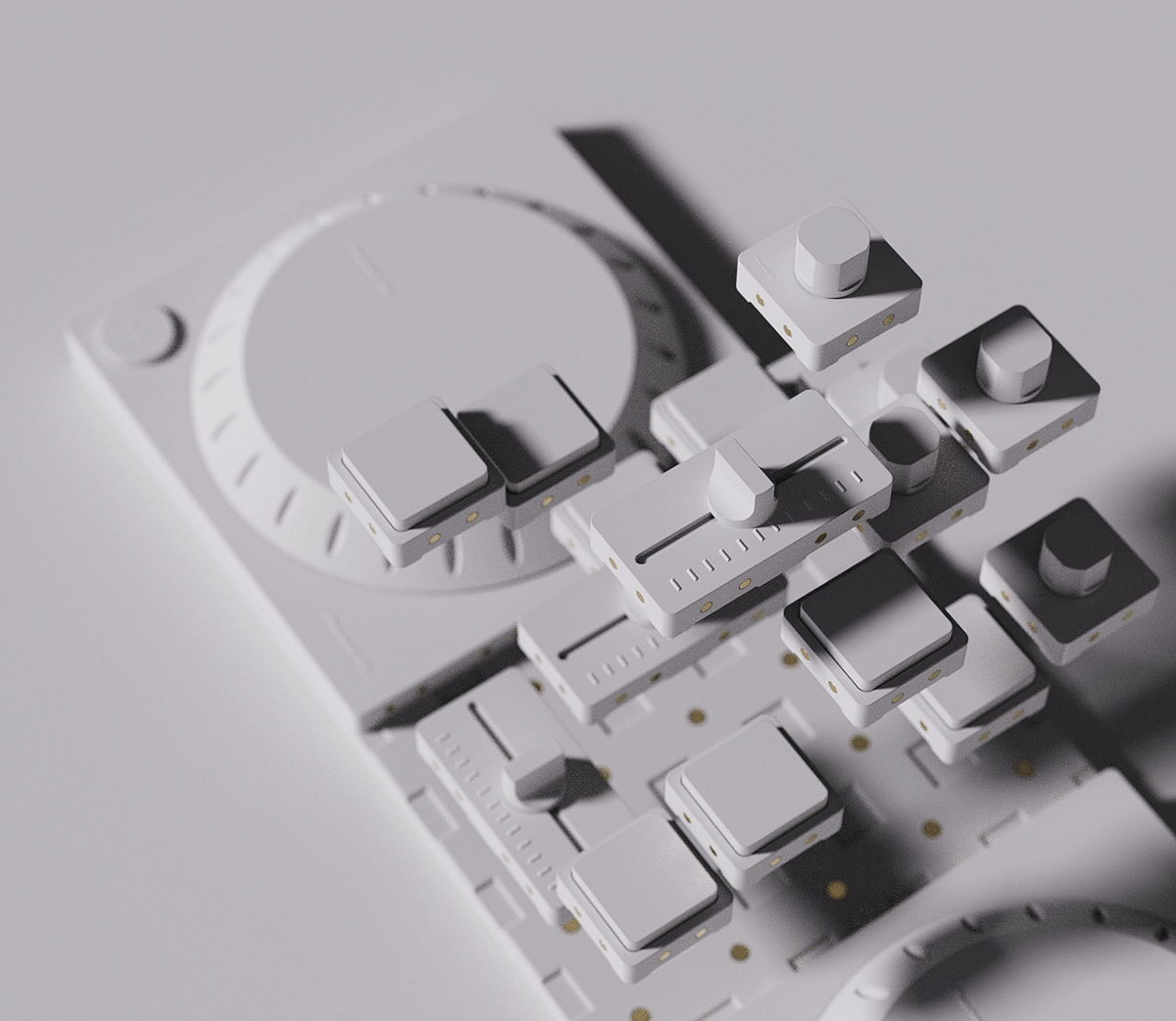 Pioneer Dj，Modular controller，conceptual design，electronic product，