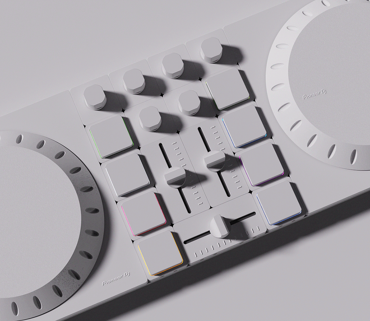 Pioneer Dj，Modular controller，conceptual design，electronic product，