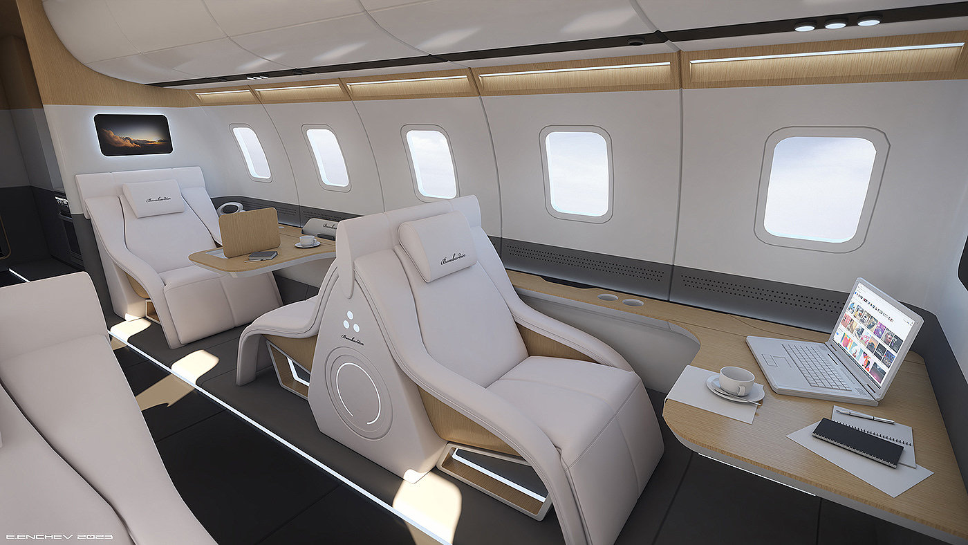 Private aircraft，Interior design，vehicle，aircraft，