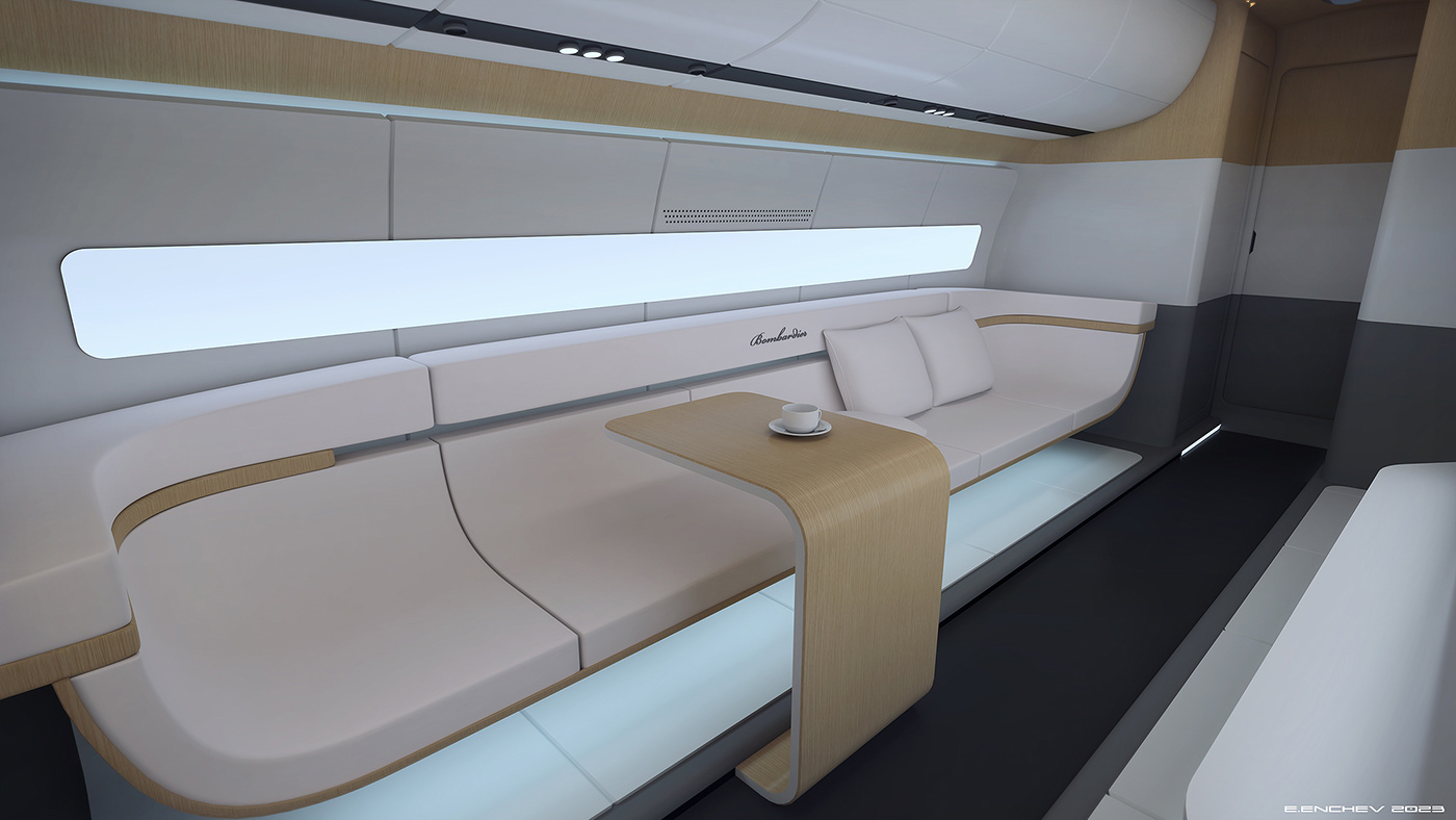 Private aircraft，Interior design，vehicle，aircraft，