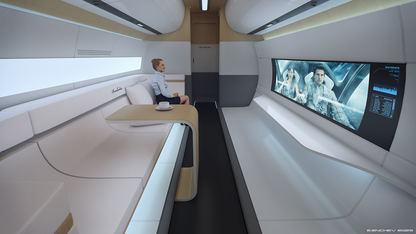 Private aircraft，Interior design，vehicle，aircraft，
