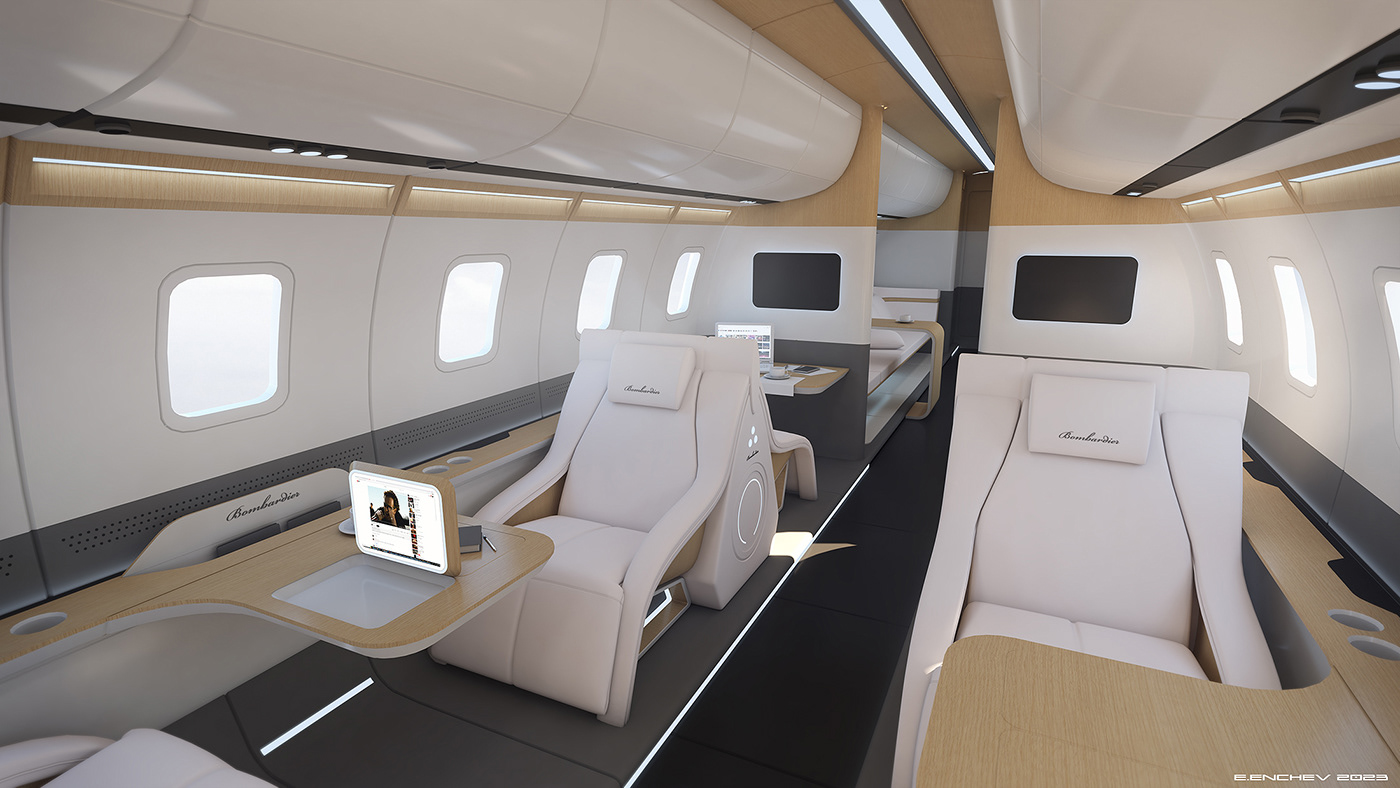 Private aircraft，Interior design，vehicle，aircraft，